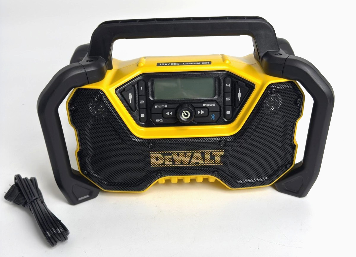 [Open-Box] (DCR028B) DEWALT 12V/20V Bluetooth® Cordless Jobsite Radio -Tool Only