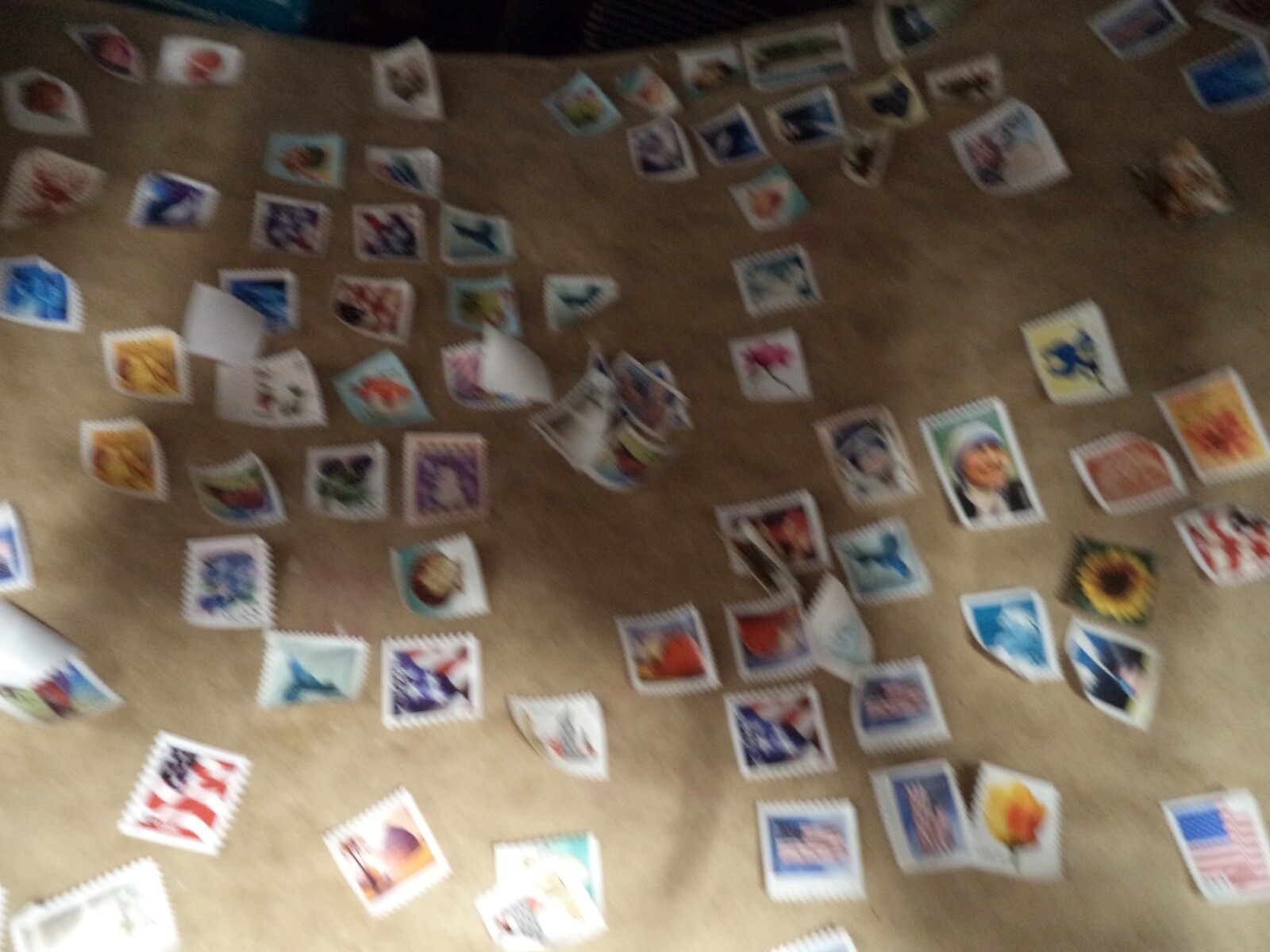 100 GENUINE FOREVER $73 US POSTAGE STAMPS NOT USED AS INTENDED PURPOSE ON PAPER