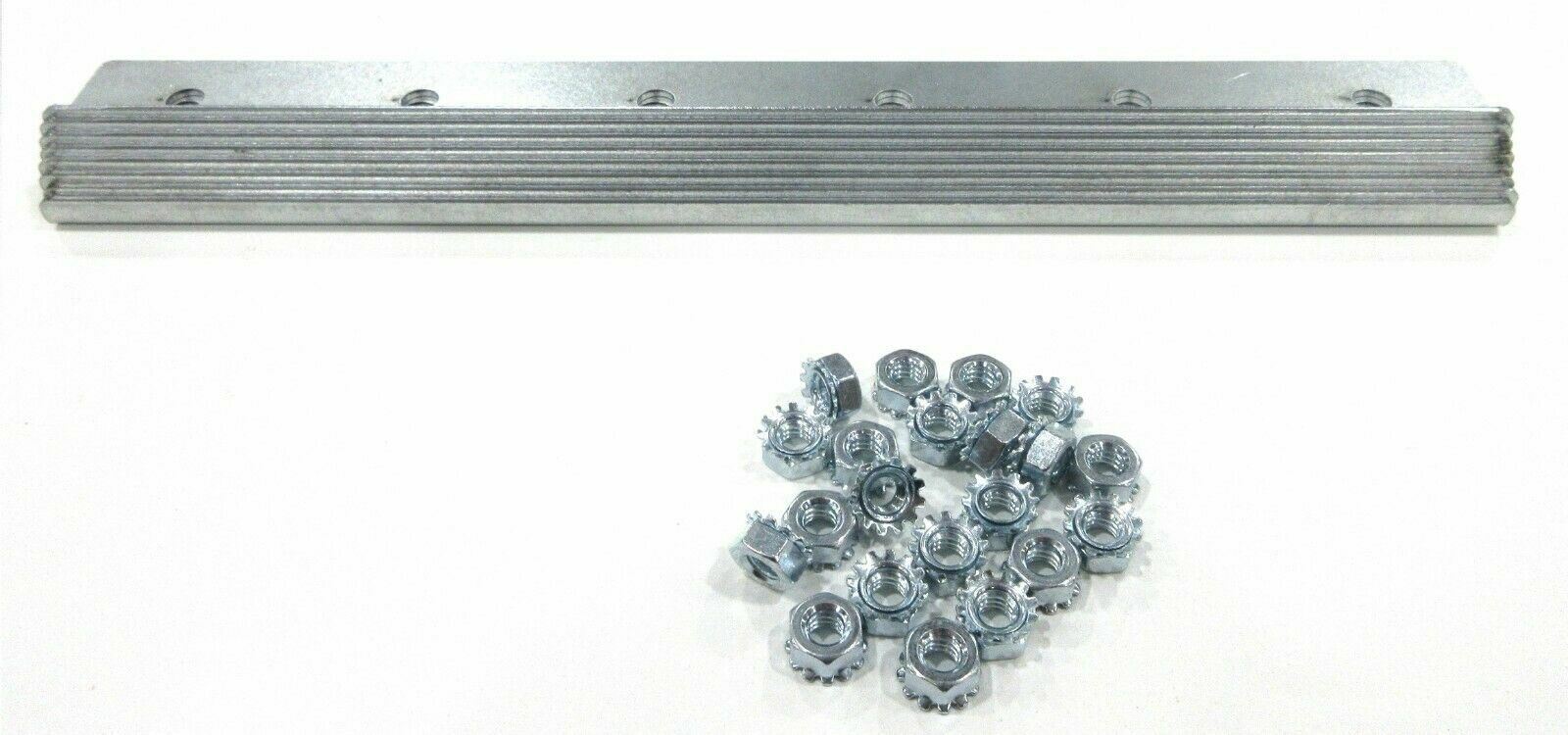 Strip Curtain Hanger Bracket - Universal Mount - Steel 6 Foot (2x 3 Ft Sections)