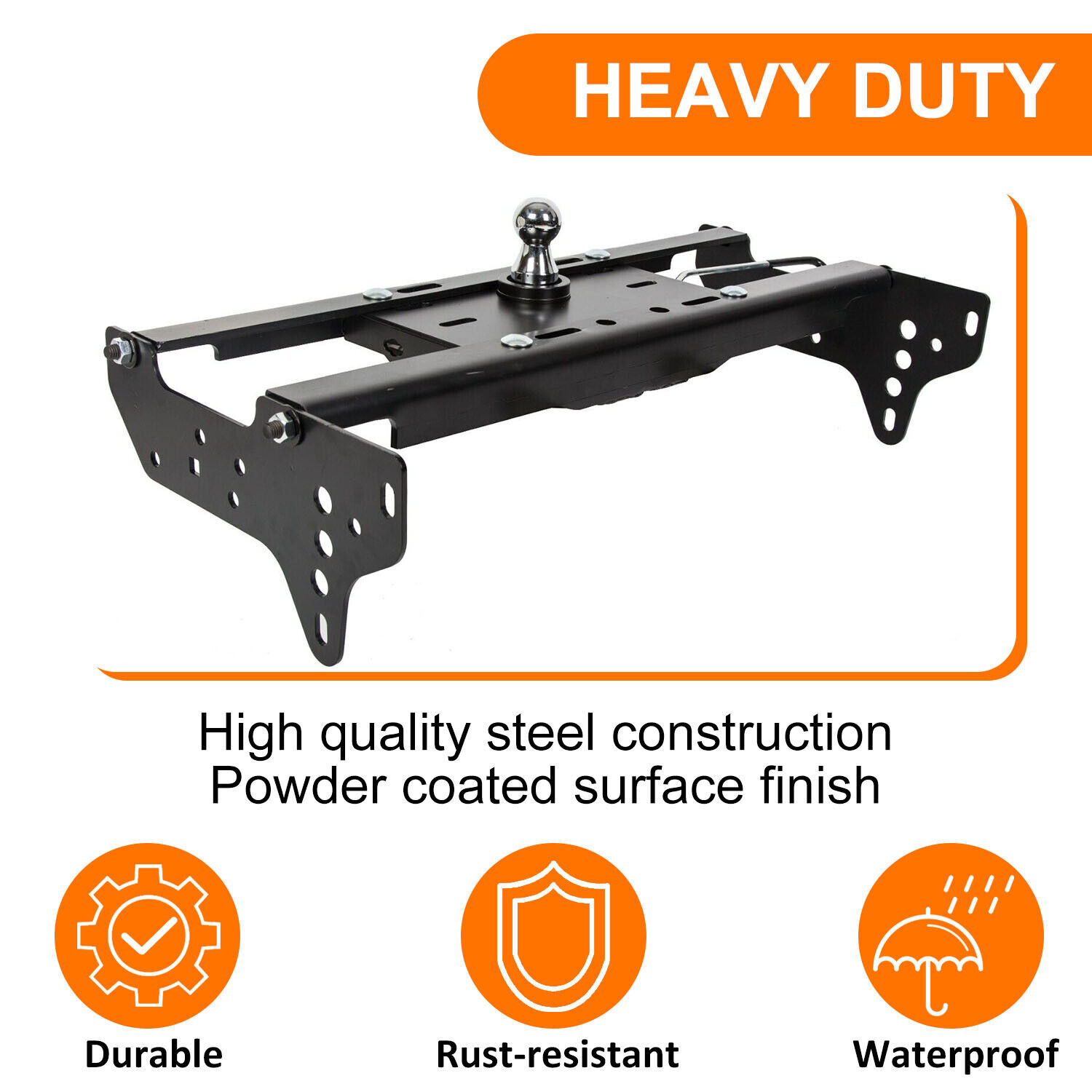 For 99-16 Ford F250 F350 Complete Under Bed Gooseneck Trailer Hitch System