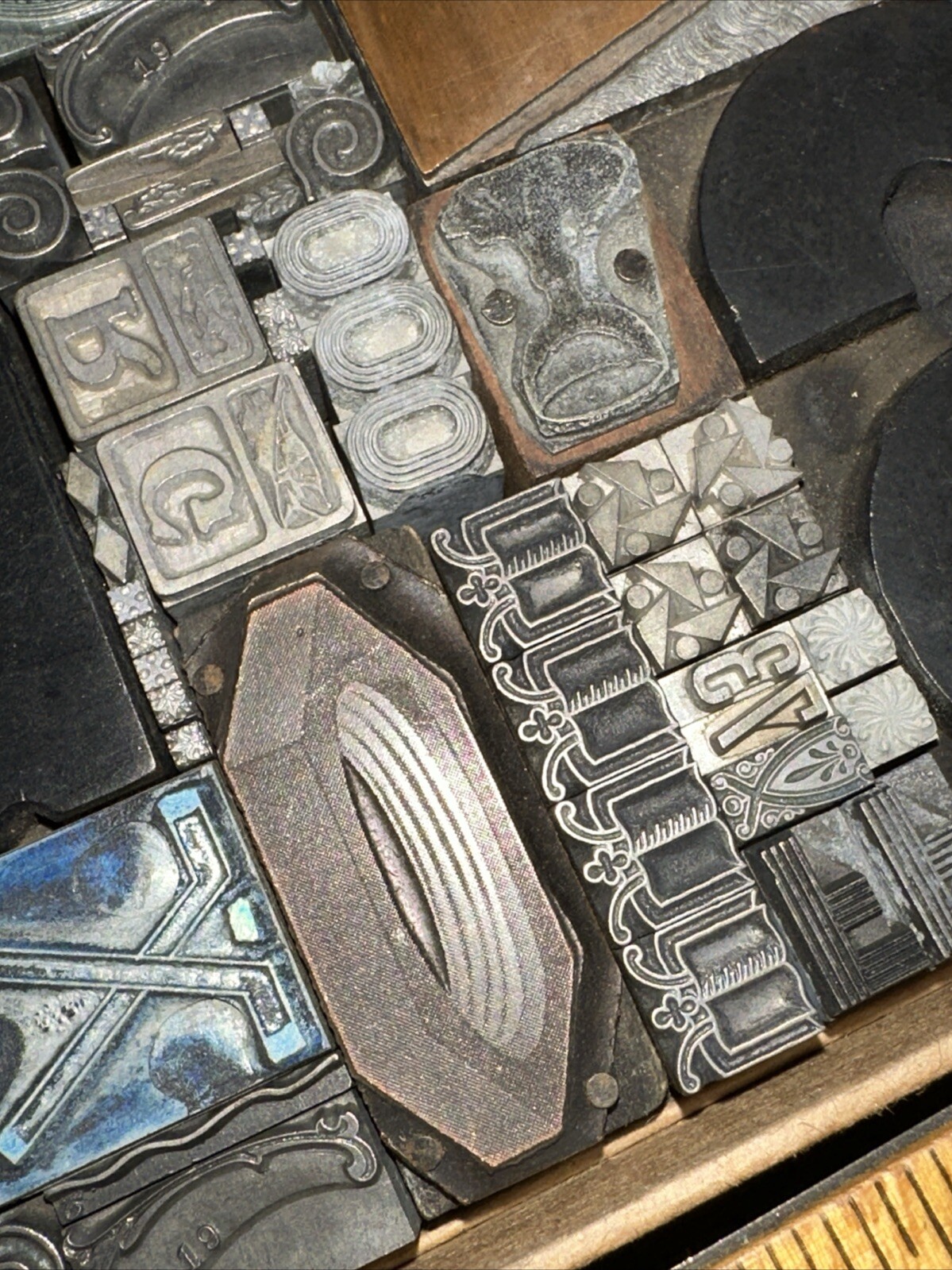 Printing Blocks Ornamentals Borders Dingbats. Wonderful Variety!! #58 Beautiful!