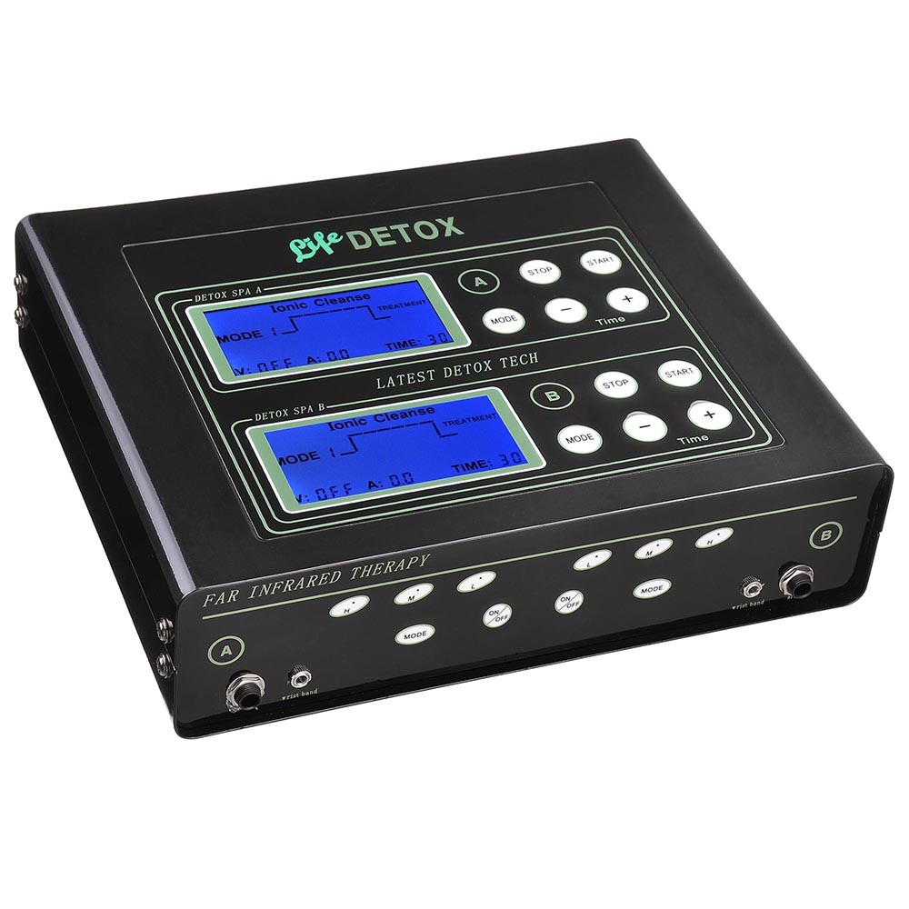 Ionic Detox Foot Bath Spa Machine Dual User w/Case Ion Ionic Aqua Cleanse Kit