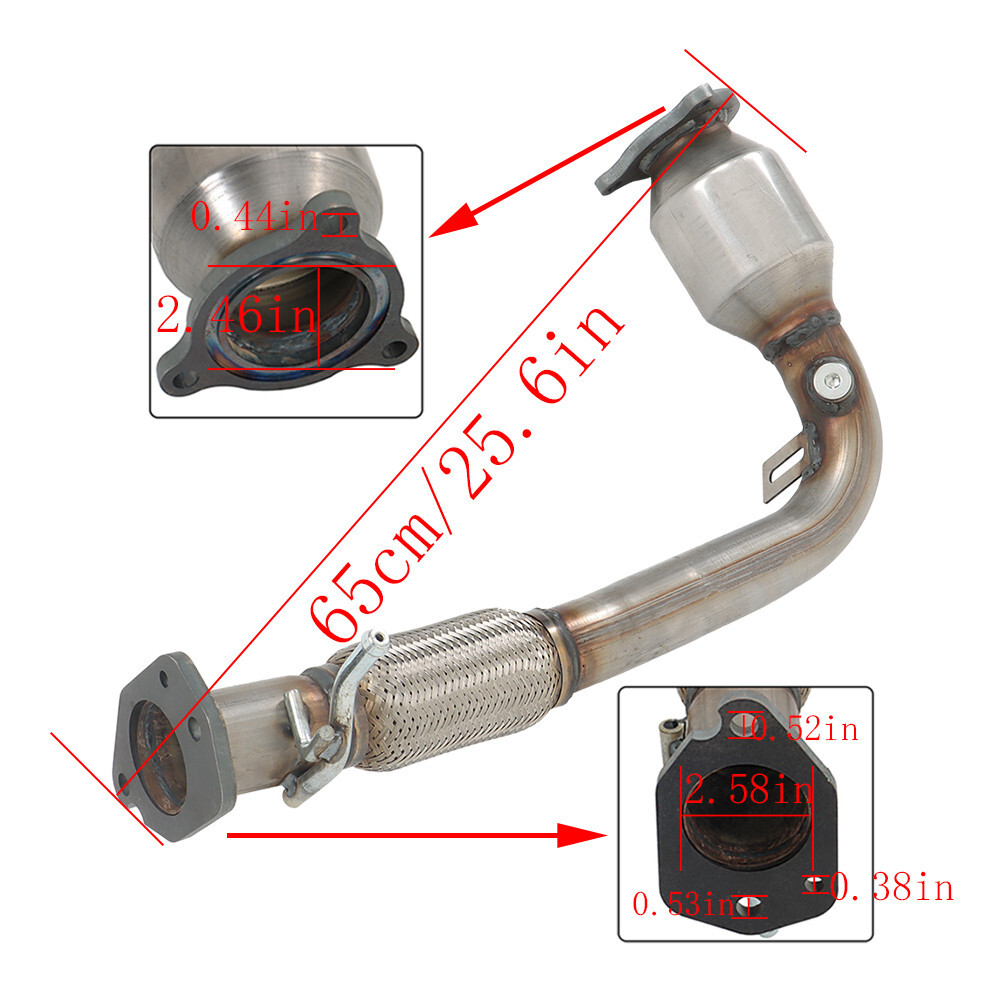 LABLT Pair Catalytic Converters Set For 2010-2014 Chevy Equinox GMC Terrain 2.4L