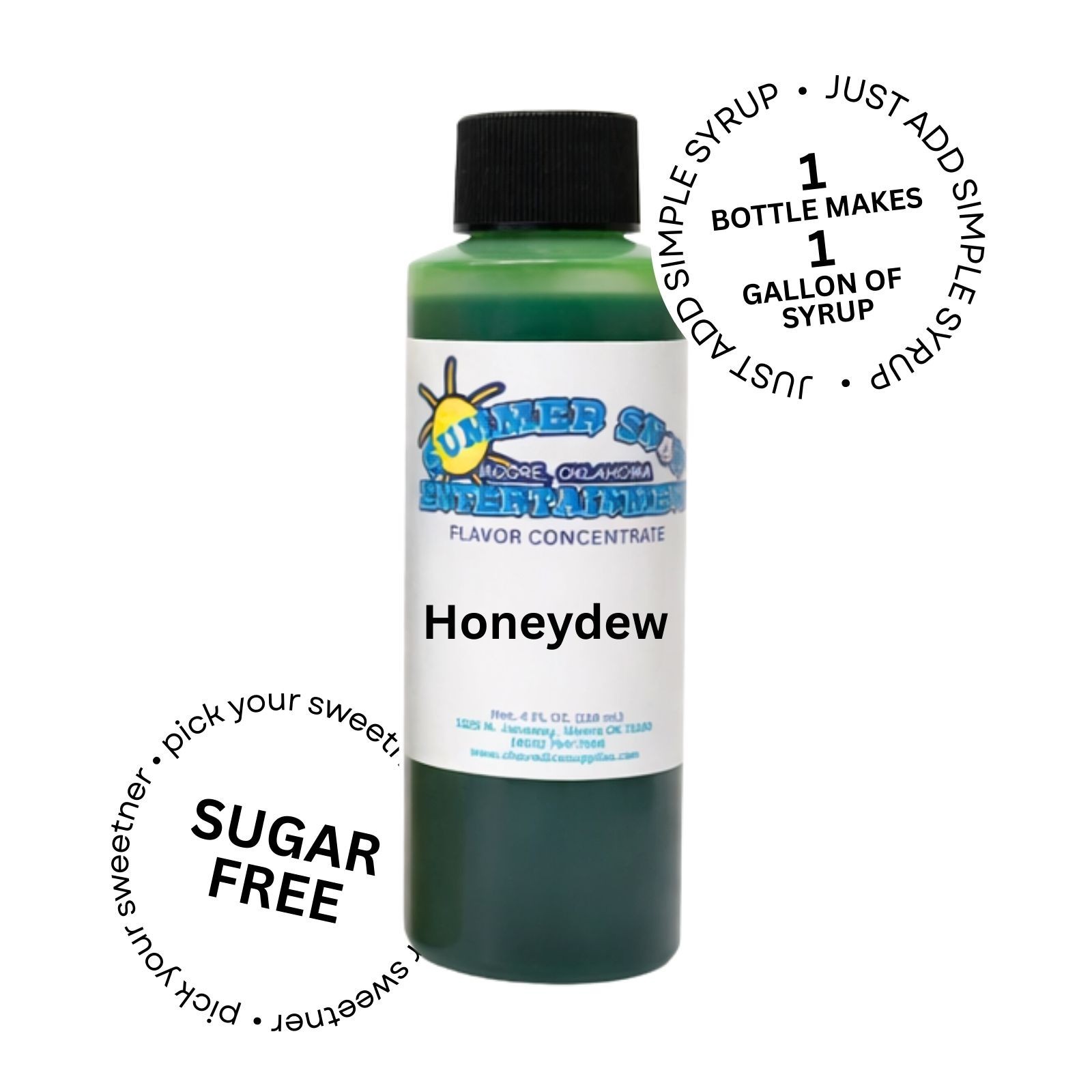 HONEYDEW MELON SYRUP MIX SHAVED ICE / SNOW CONE Flavor GALLON CONCENTRATE #1