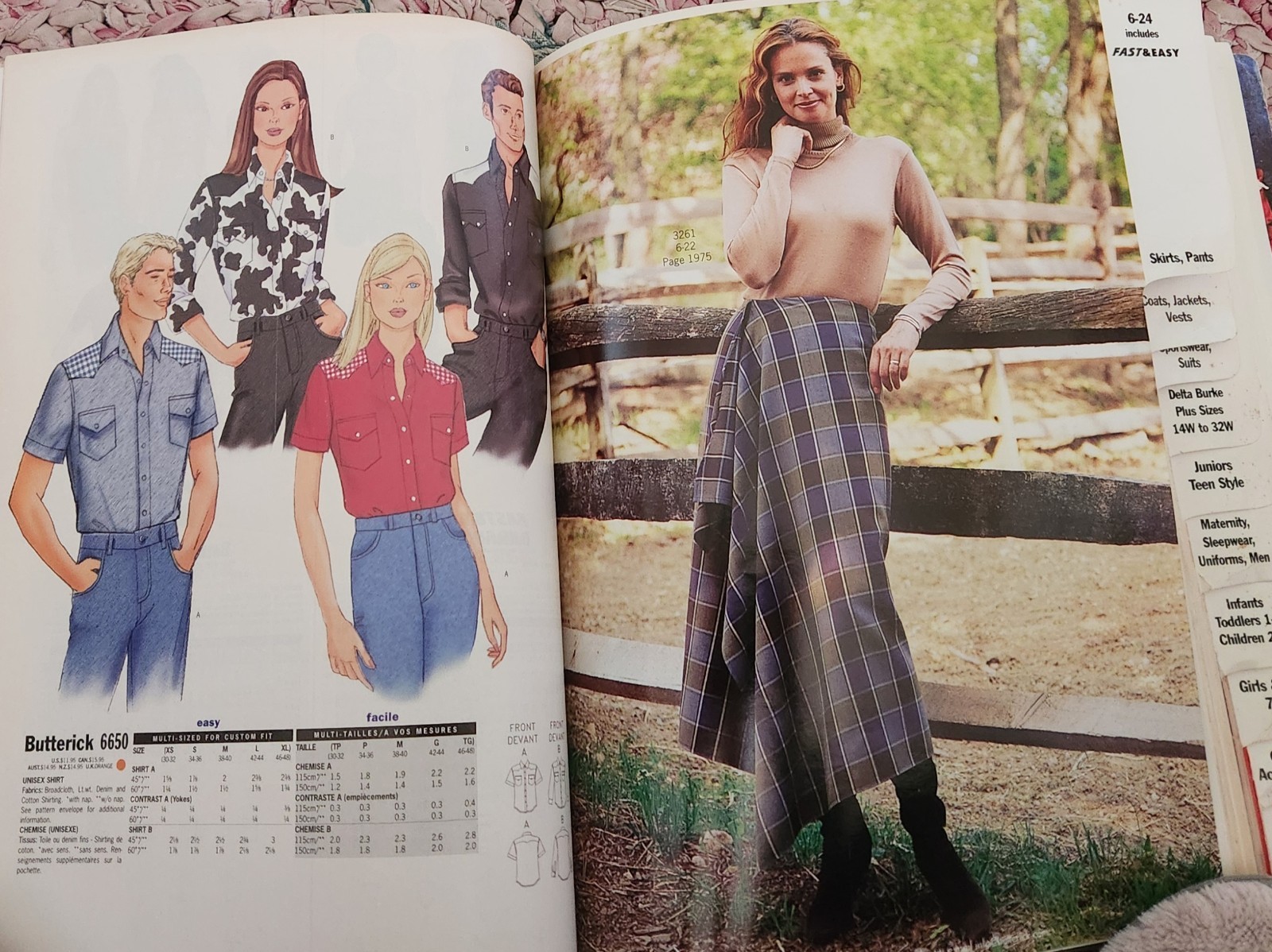 HUGE vtg Butterick Fall 2001 Store Counter PATTERN CATALOG Clothing Crafts Decor