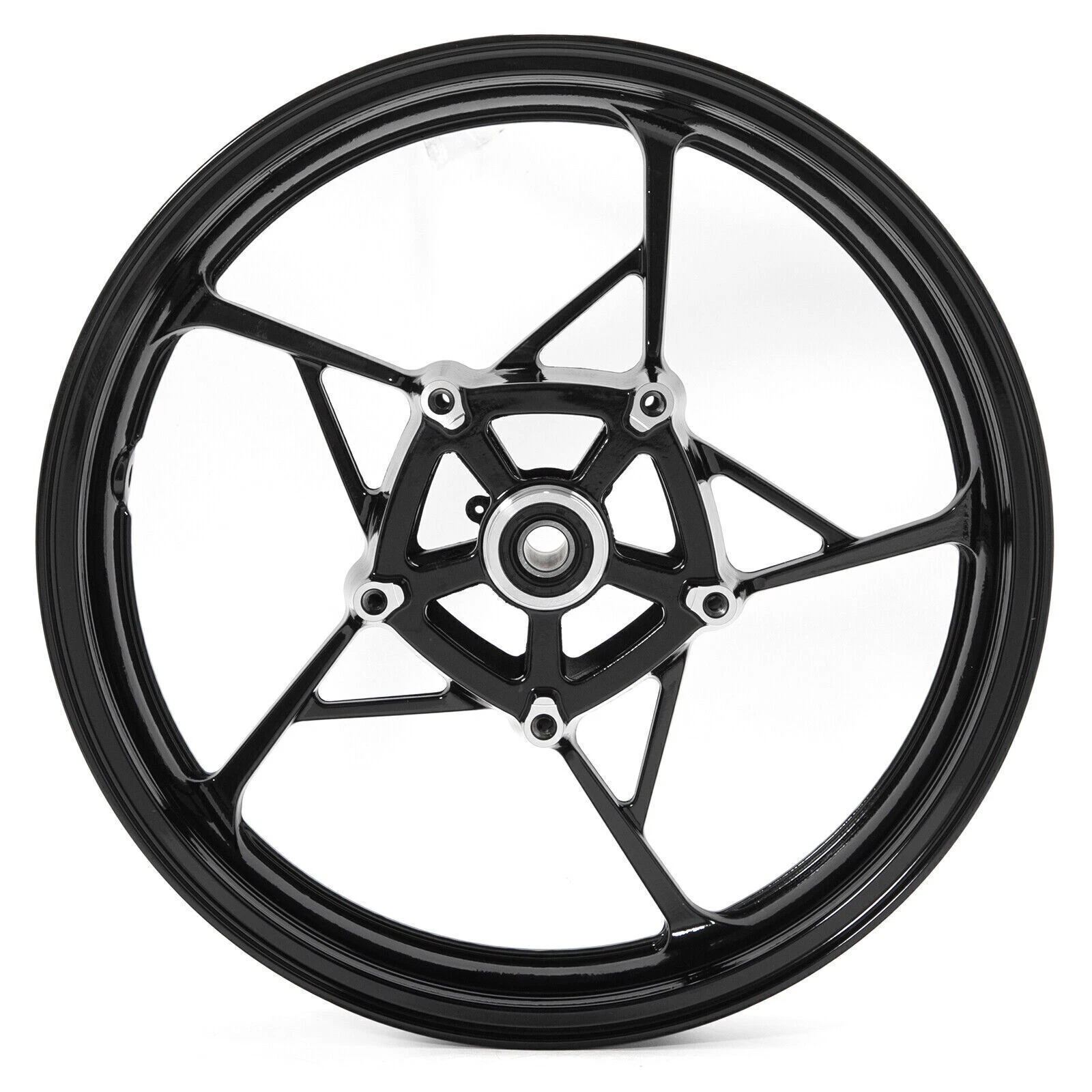 17"x3.5" Gloss Black Front Wheel Rim For Kawasaki Z900 Z650 Ninja 650 17-24