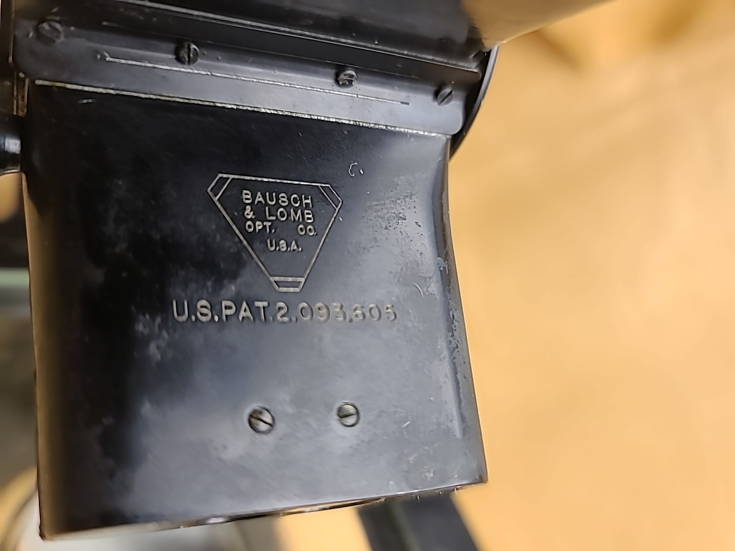 Antique Bausch & Lomb Metallurgical Microscope w/ Illuminator Scientific Lab