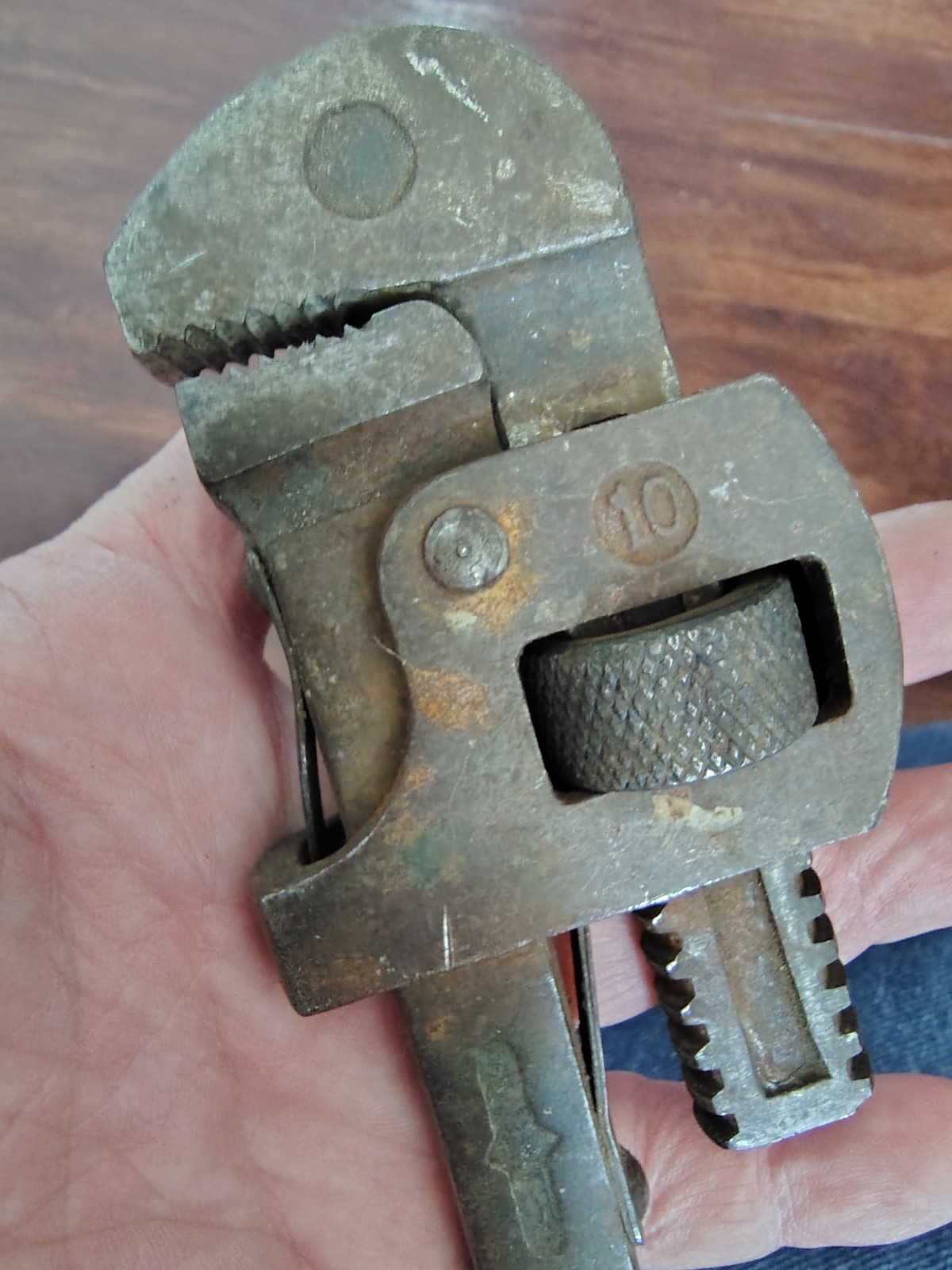 Vintage Stillson Erie Tool Works PA. #10 Pipe Wrench