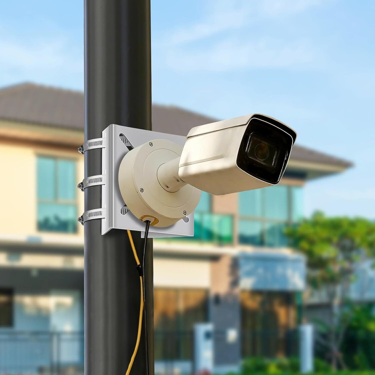 3 Loops Stainless Steel Corner Mount Bracket for IP CCTV Security Cameras