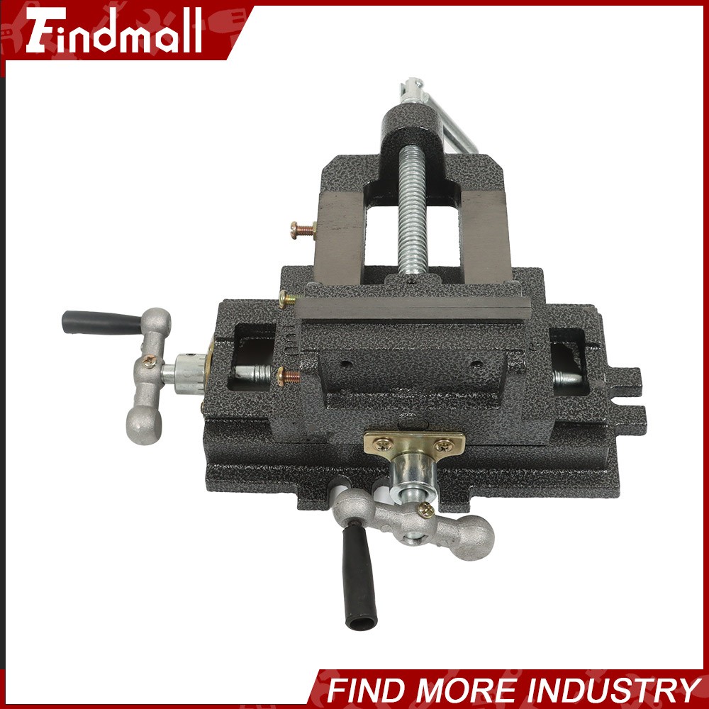 Findmall 4In Cross Drill Press Vise X-Y Clamp Machine Slide Metal Milling 2 Way