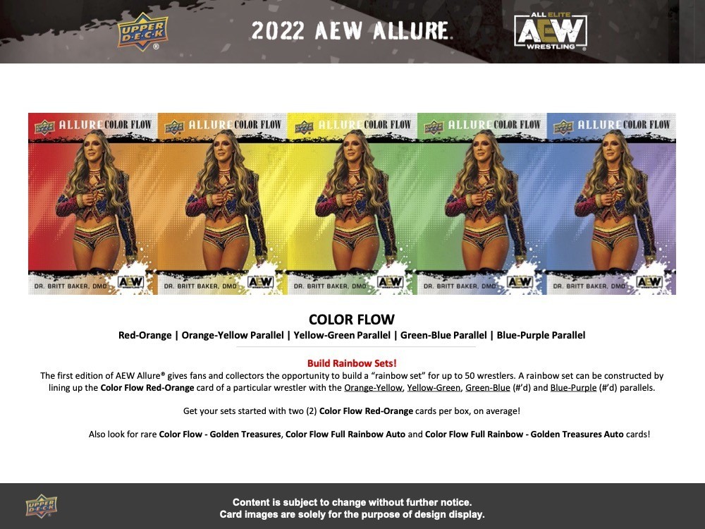 2022 Upper Deck AEW Wrestling Allure Hobby Box
