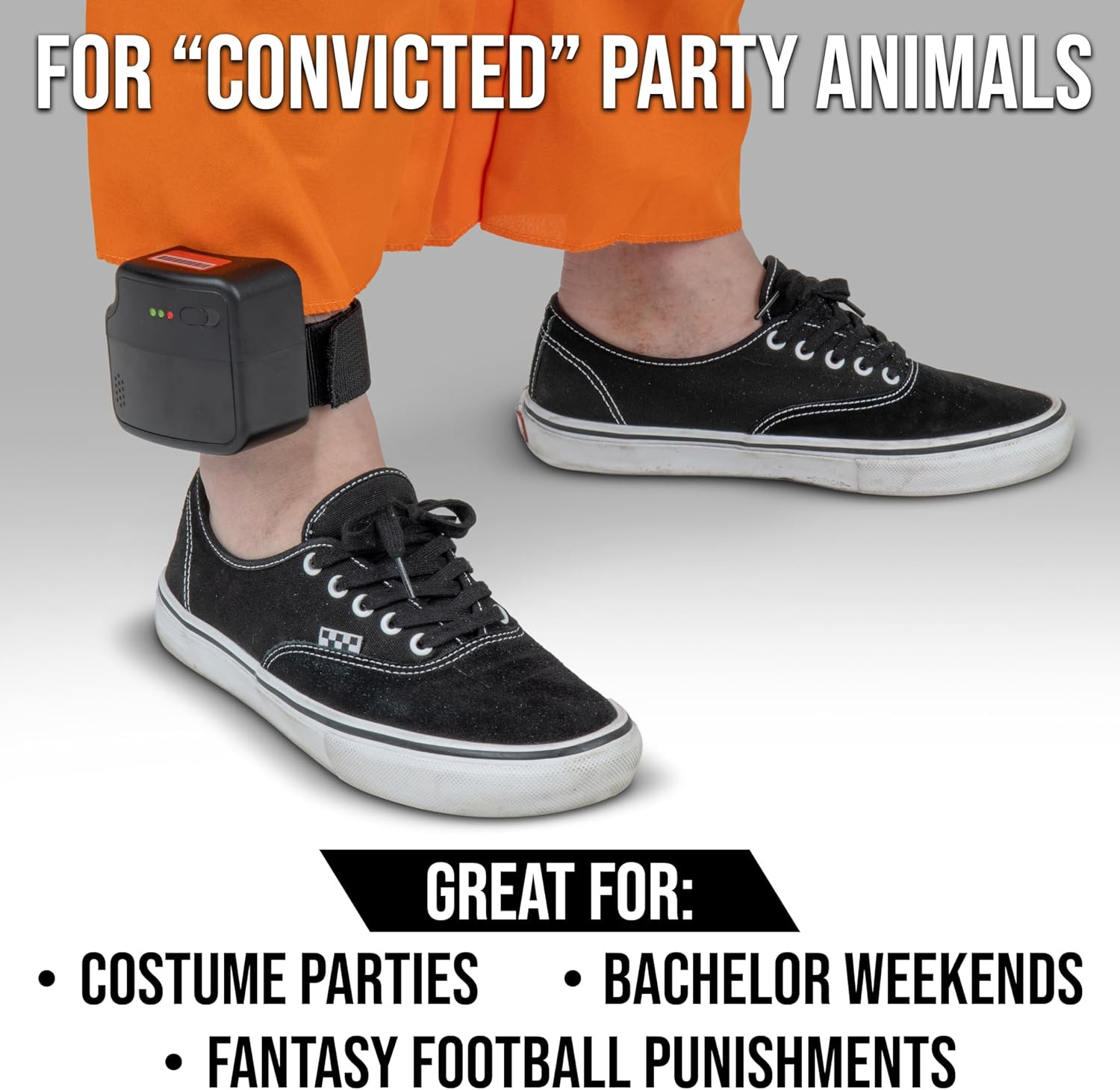 Ankle Monitor Flask (5 Oz) - Hidden Alcohol Flask - Funny Liquor Gift for House