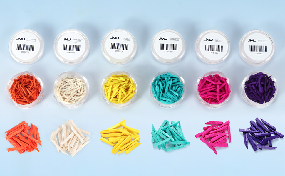 100/Box JMU Dental Wooden Interdental Wedges Contoured Matrices Wedges Tooth Gap