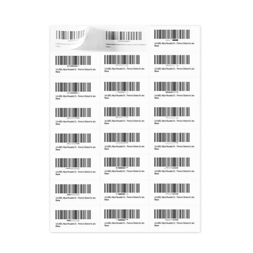 1" x 2 5/8" Address Mailing Labels Sheet FBA SKU Labels 30/sheet 30 UP Adhesive