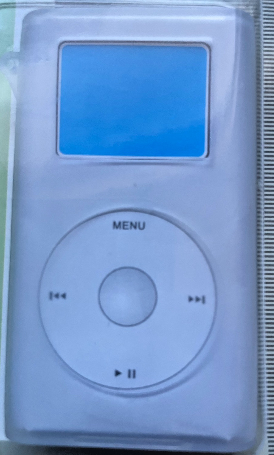 Apple iPod Mini 1st 2nd Generation White Silicone Case w' strap -SET OF 2