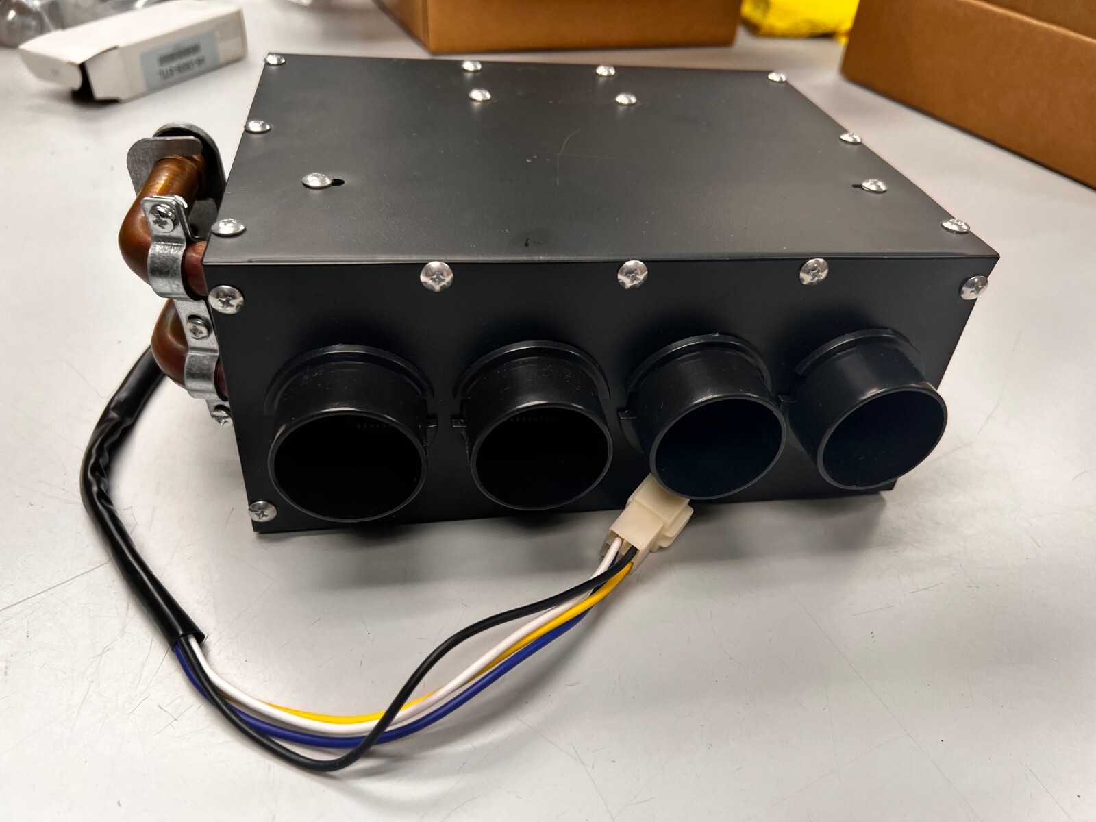 12 VOLT Universal Underdash Heater Heat w/3-Speed Switch for Car or Truck-4 port