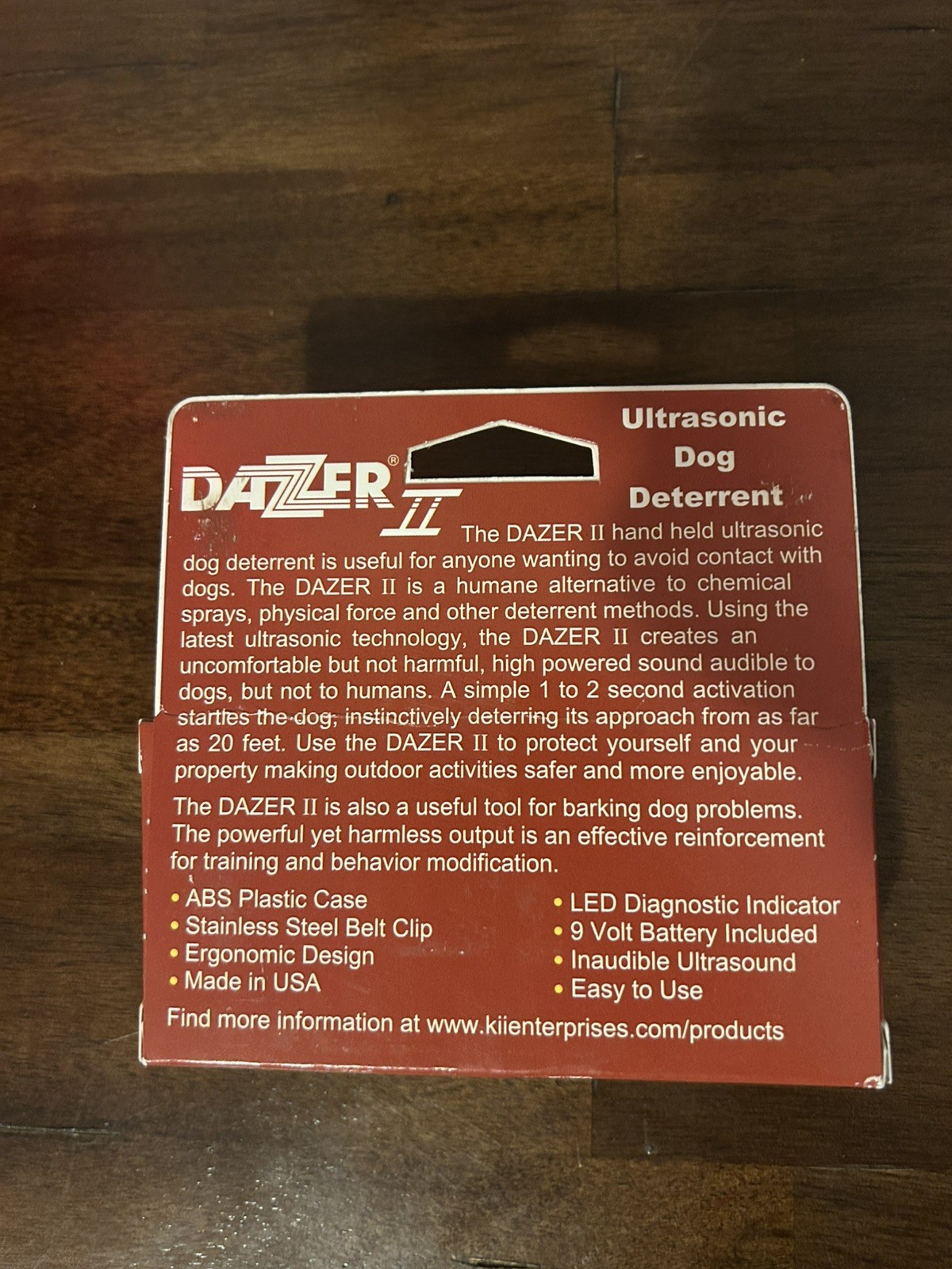 Dazer II Ultrasonic Aggressive Dog Deterrent Device Tool Repellent Dazzer 2