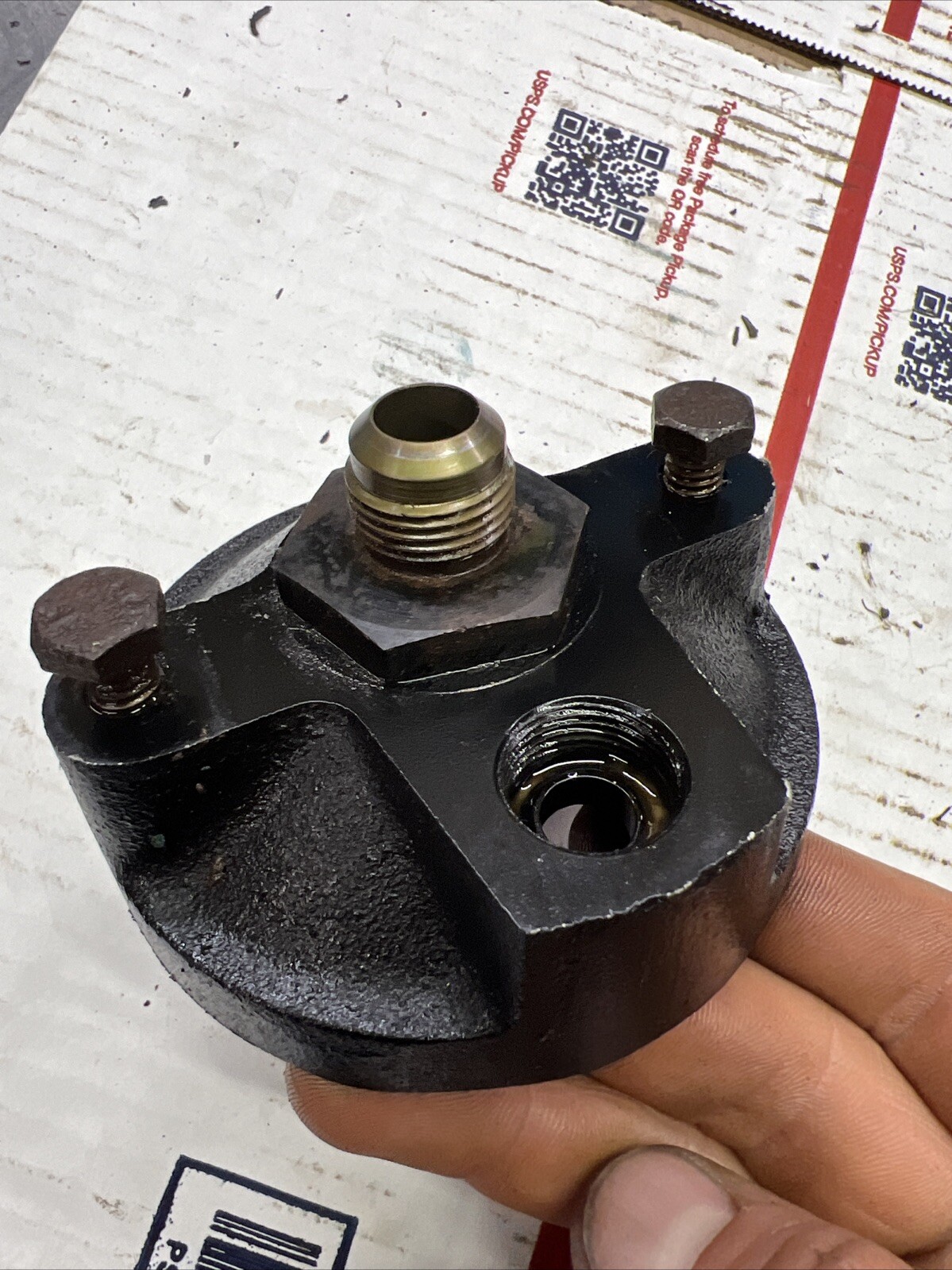 Mercruiser engine oil filter remote system component 35-806329T