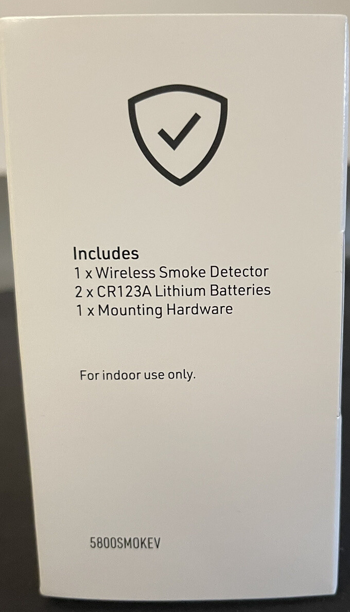 Brand New Honeywell 5800SMOKEV, Wireless Smoke Heat Detector，Battery Included