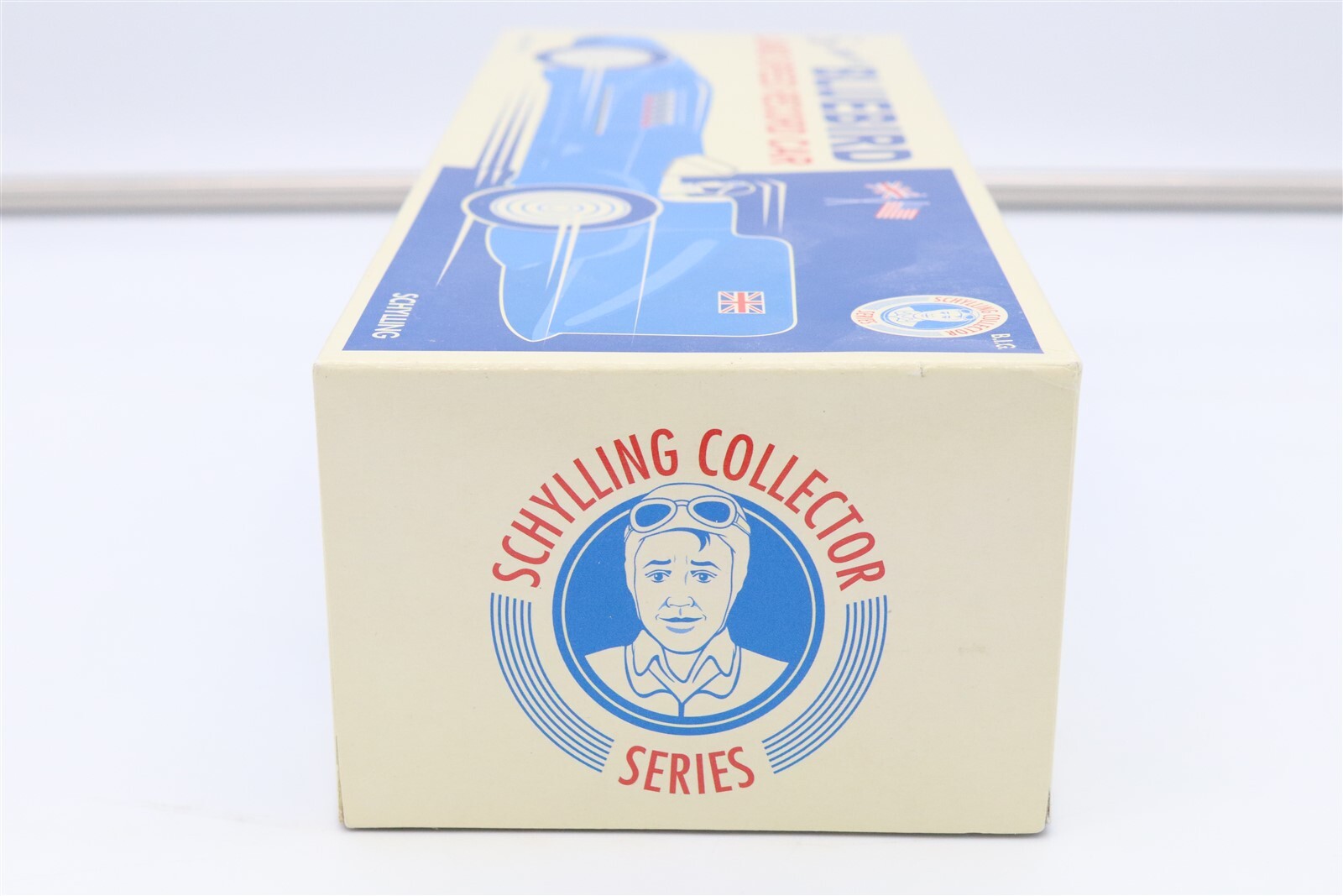 SCHYLLING COLLECTOR SERIES SIR IANS BLUEBIRD LAND SPEED RECORD TIN WIND UP CAR