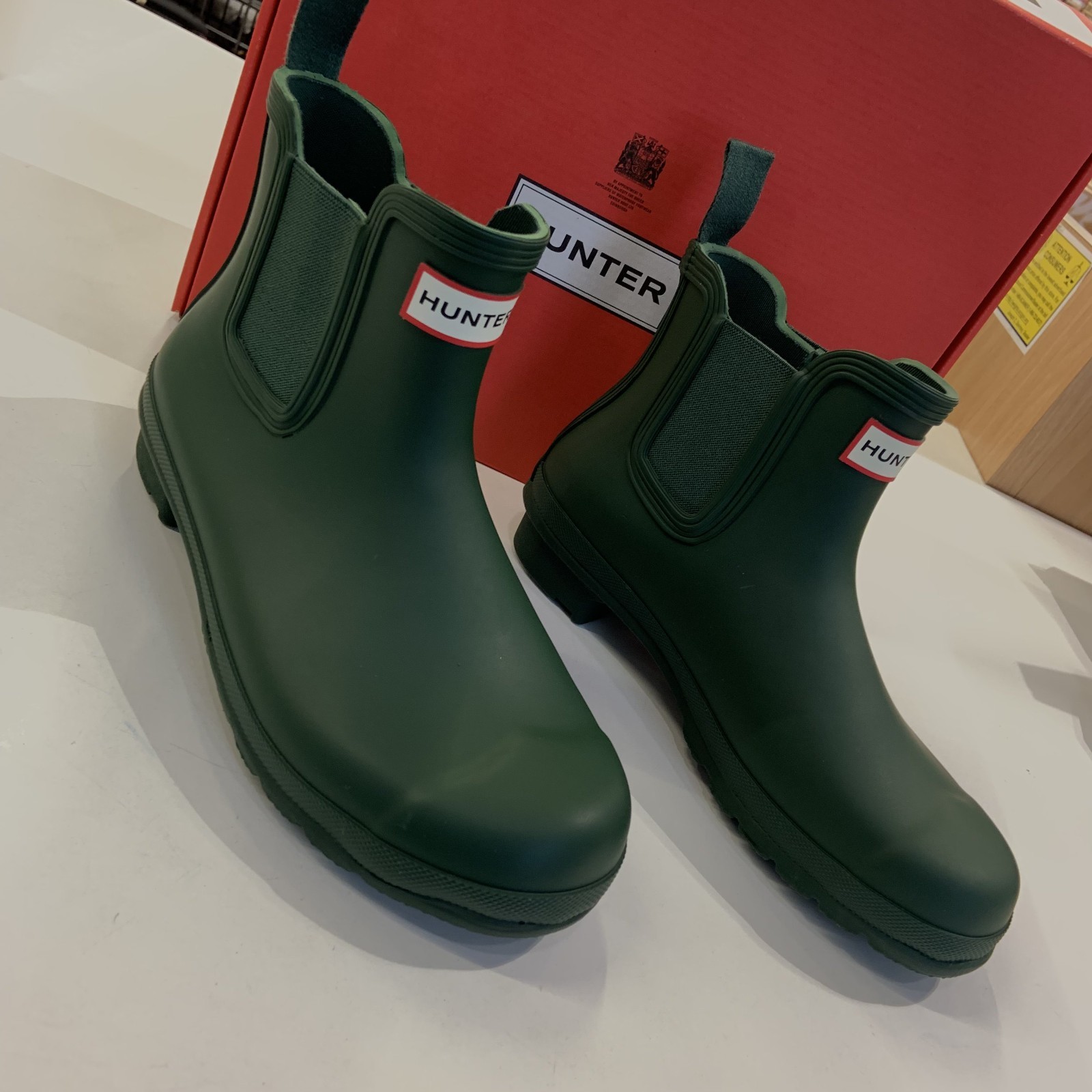 Hunter Womens Original Chelsea Waterproof Rain Ankle Boots