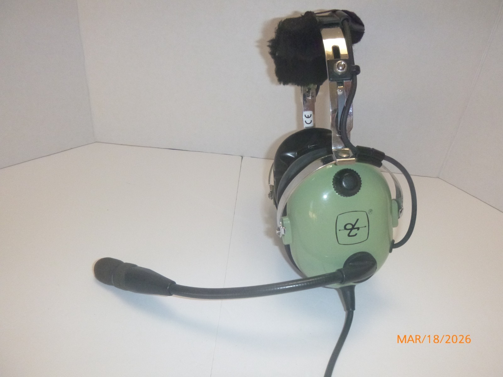 David Clark H10-13.4 Aviation Headset - GA Dual Plugs - Wool Head Cushion