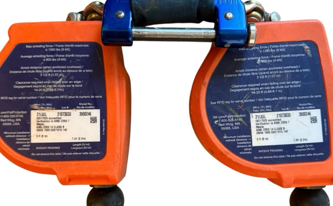 3M DBI-SALA Nano-Lok Edge, Twin-Leg, Self Retracting Lifeline (Model 3500246)