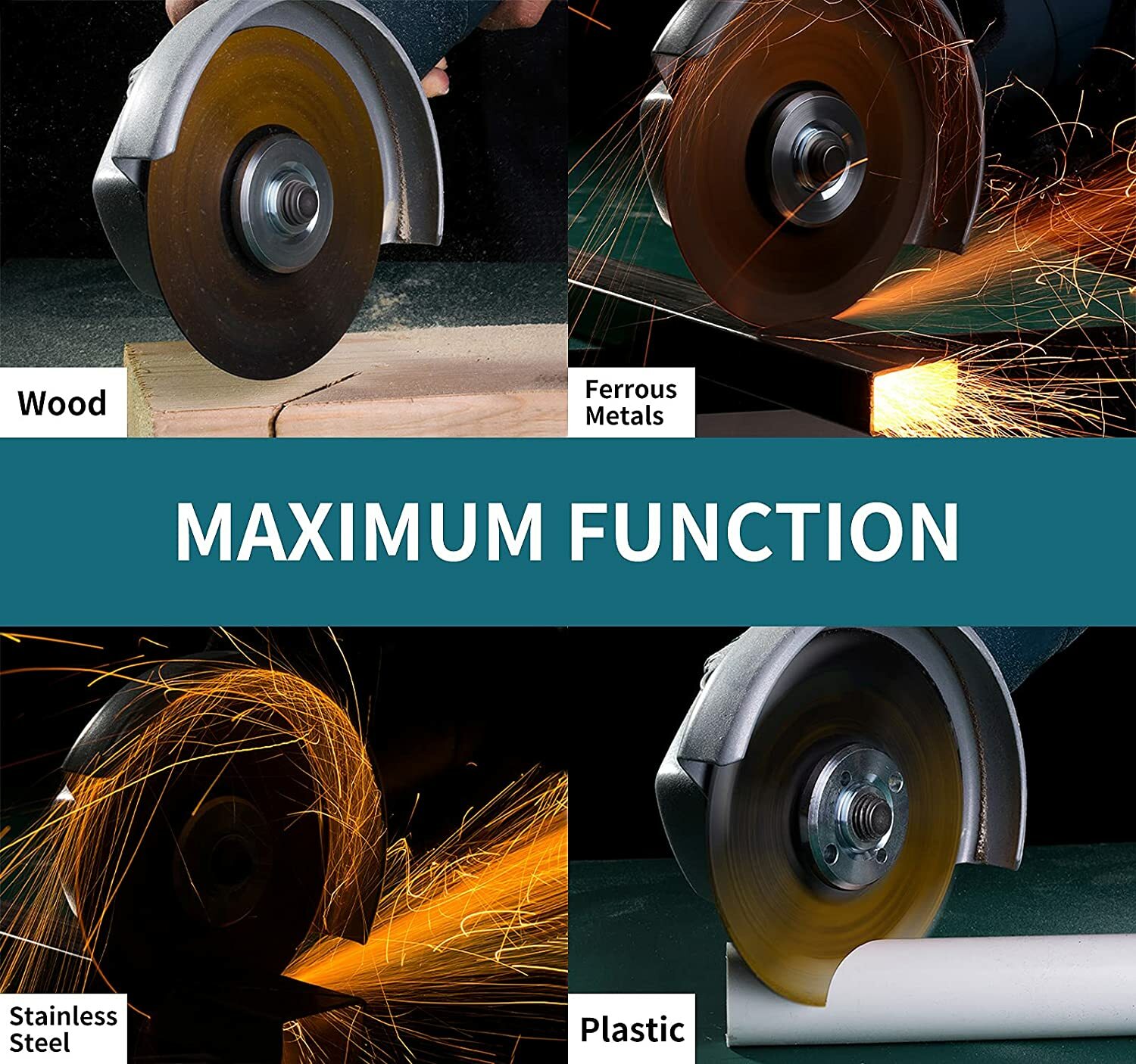 25PCS 3 inch Cut Off Wheels 3/8" Arbor Metal Cutting Disc Die Grinder Blade Tool