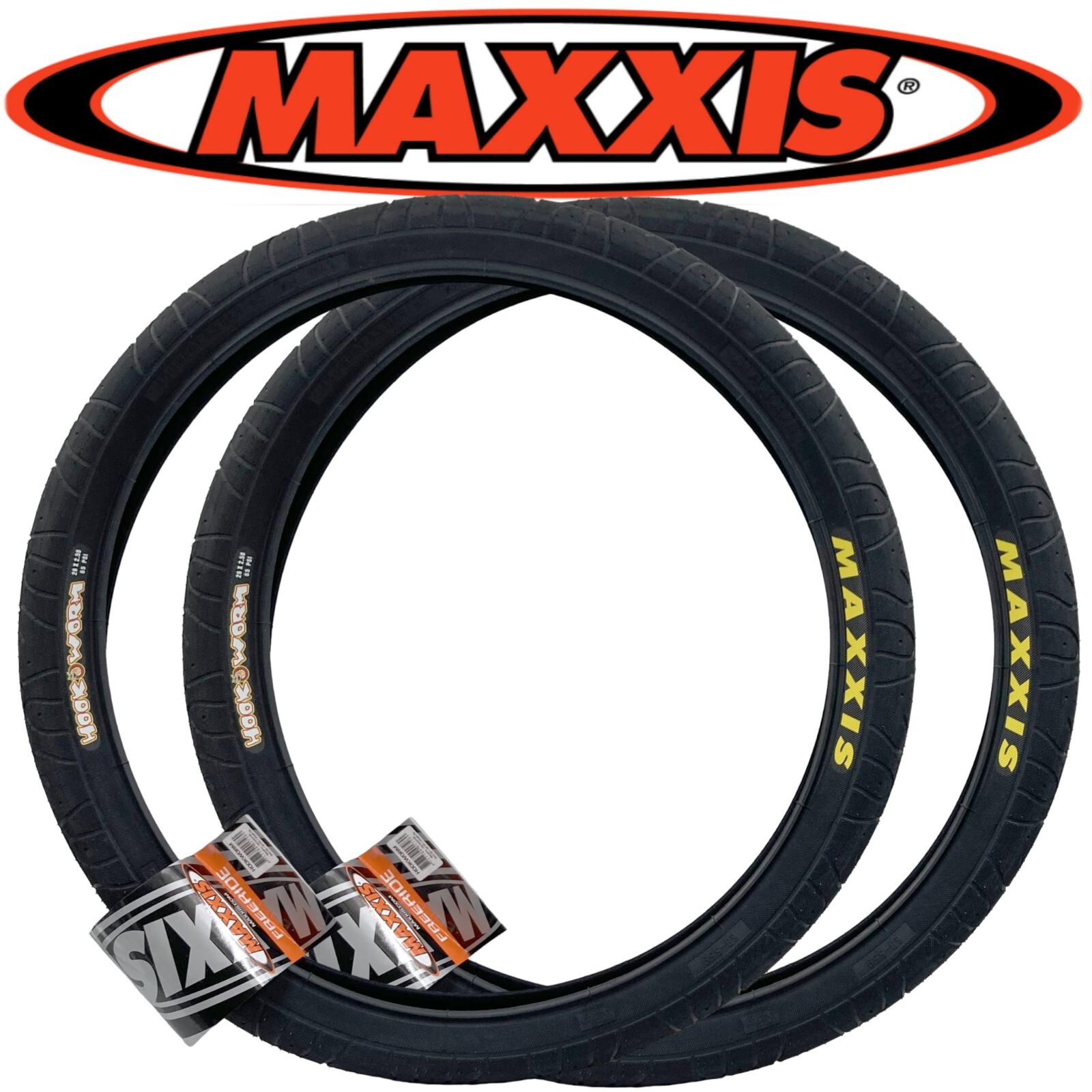2-PACK Maxxis HOOKWORM 26" x 2.5" Bike Tires Bike PAIR