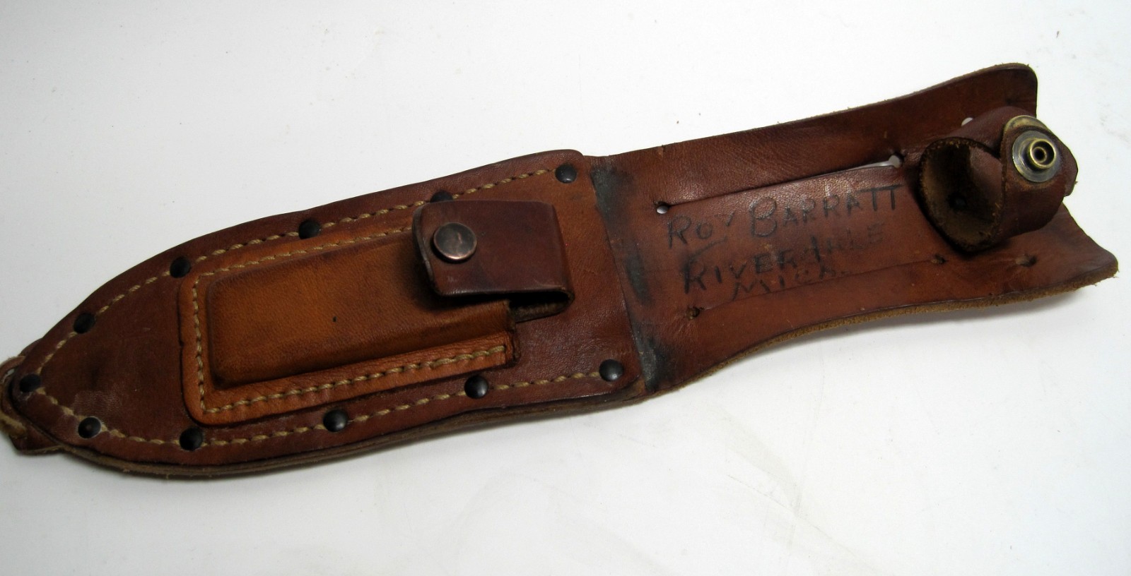 Vintage Pilot Survival Knife Camillus, NY W/Sheath