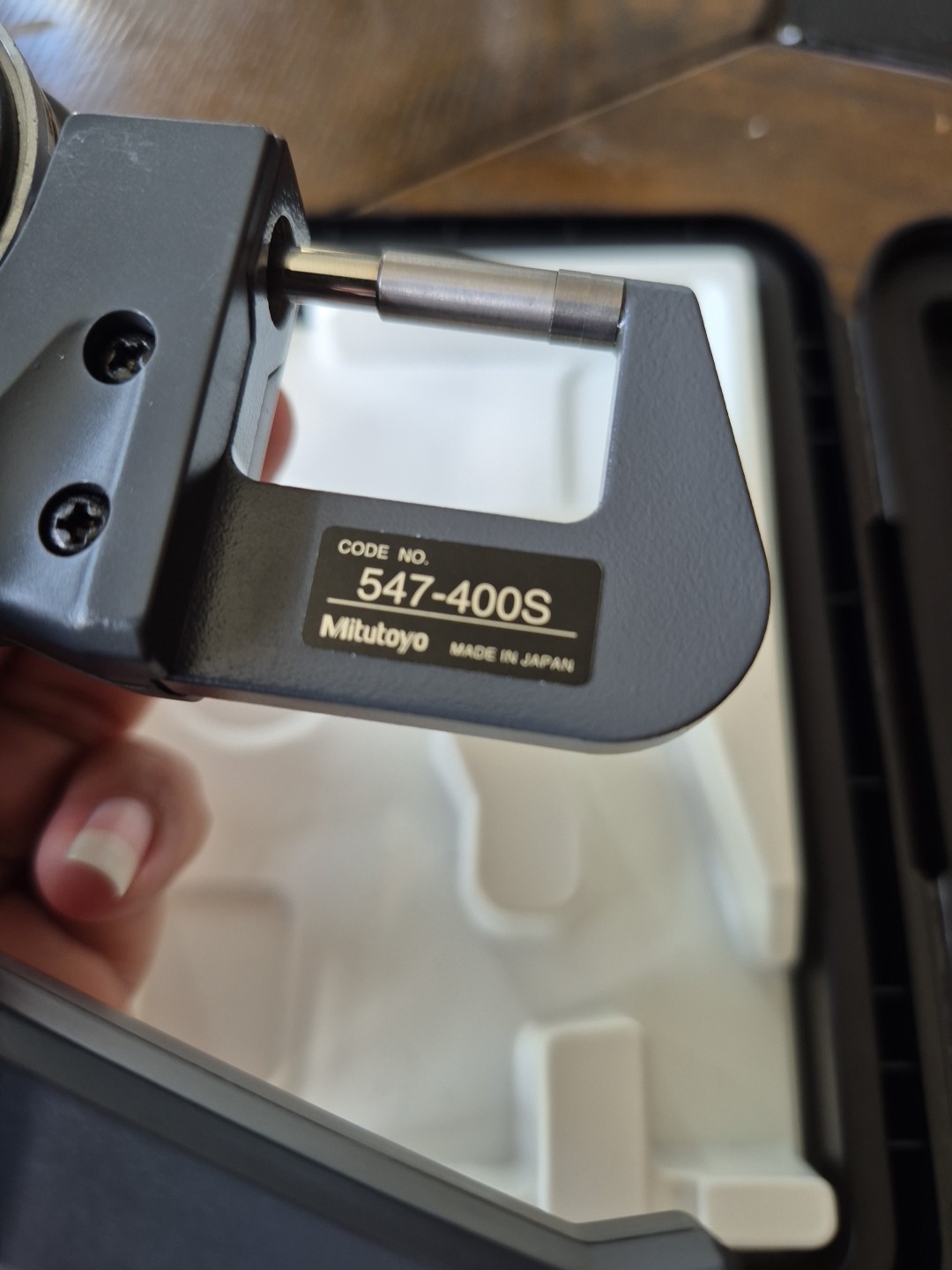 Mitutoyo 547-400S Digimatic IDC Thickness Gage 0-0.5" (0-12mm) Digital .00005"