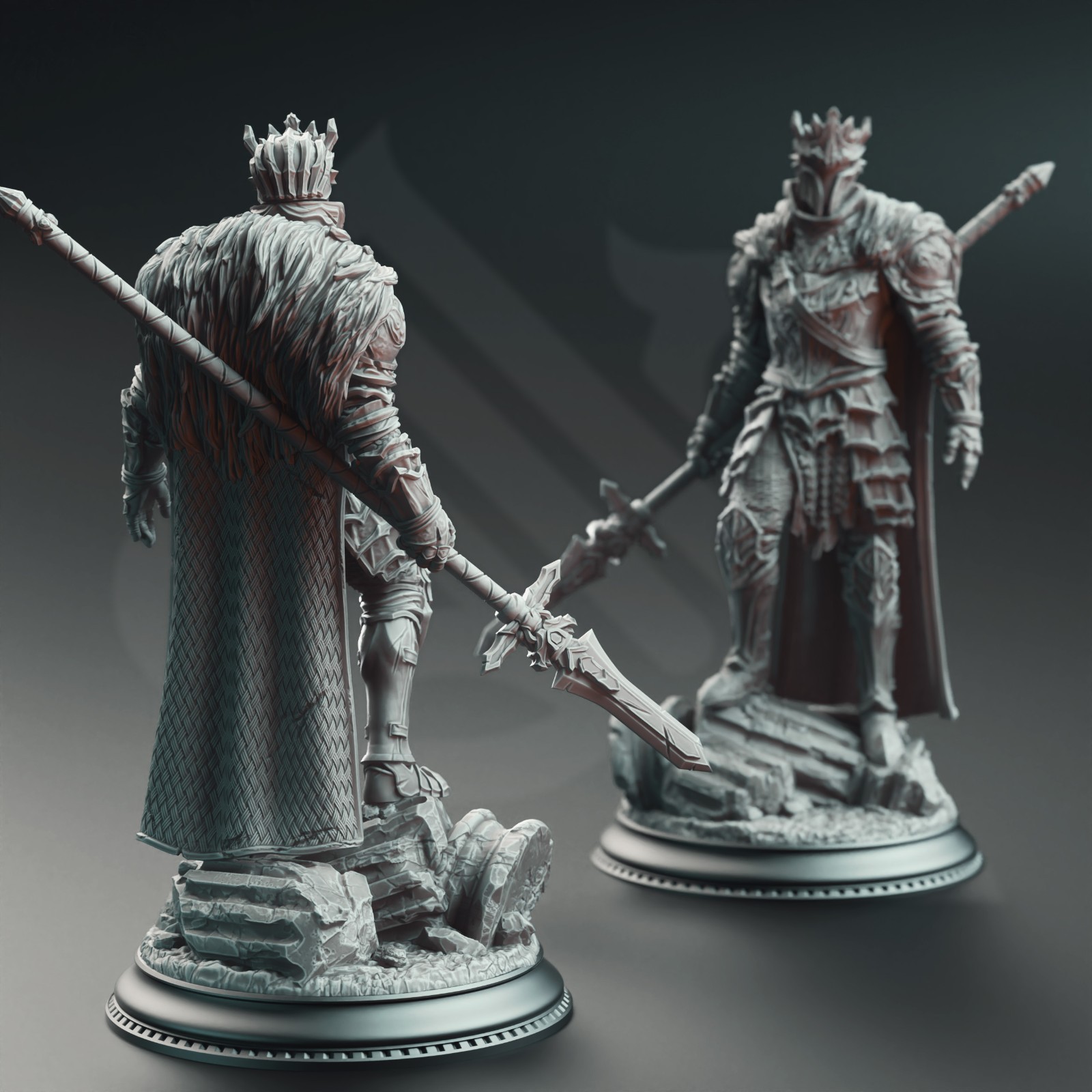 DM Stash Miniature Male Giant Slayer Knight Paladin Fighter DnD Fantasy RPG 32mm