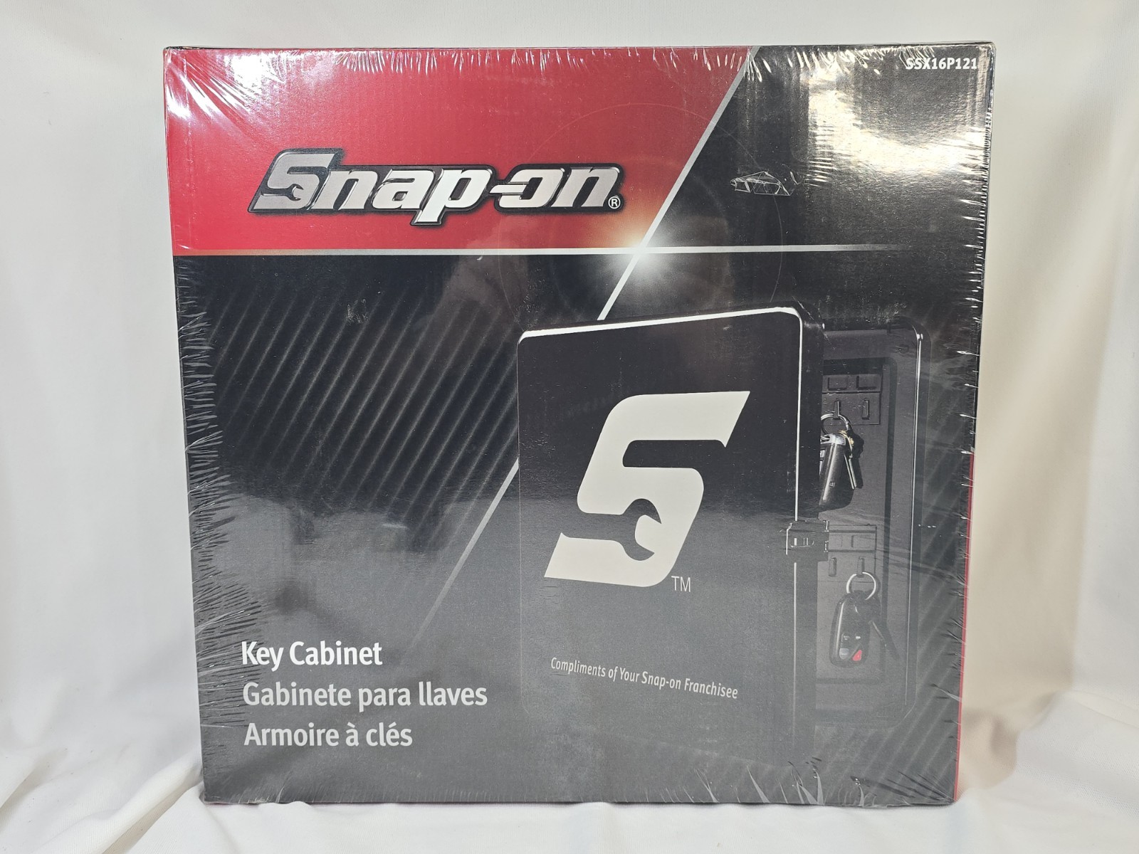 Snap On Tools Steel Locking Key Cabinet New Sealed NIB Snapon SSX16P121 Snap-On