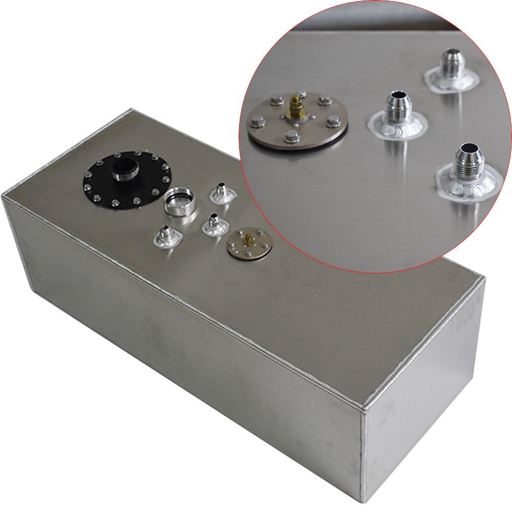 Munirater 15 Gallon/57l Racing/Drift Fuel Cell Gas Tank+Cap+Level Sender