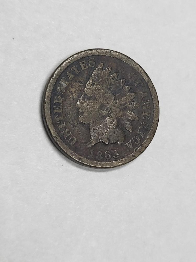 1863 Indian Head Cent CHEAP !!!