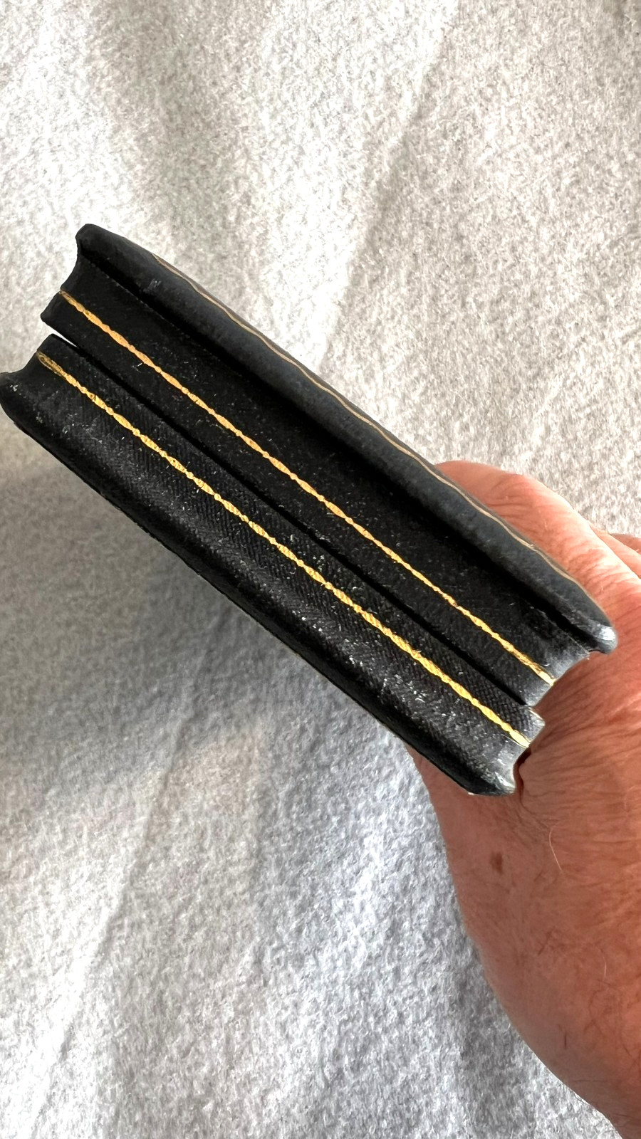 Vtg WWII Vietnam US Bronze Star Medal Presentation Case Coffin Box Only - Empty