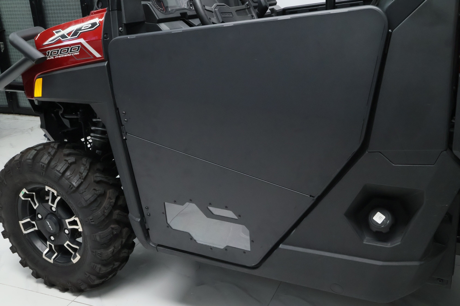 2pc Ranger Aluminum Doors w/Clear PC Window for Polaris Ranger XP 1000 2018-2025