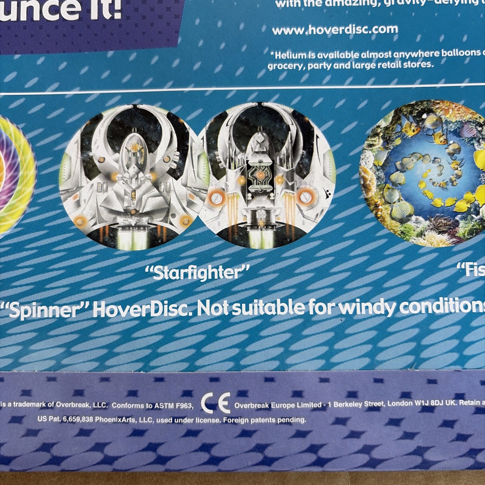 Trick Hover Disc 2004 Spinner New in Package 26" Wide Inflatable