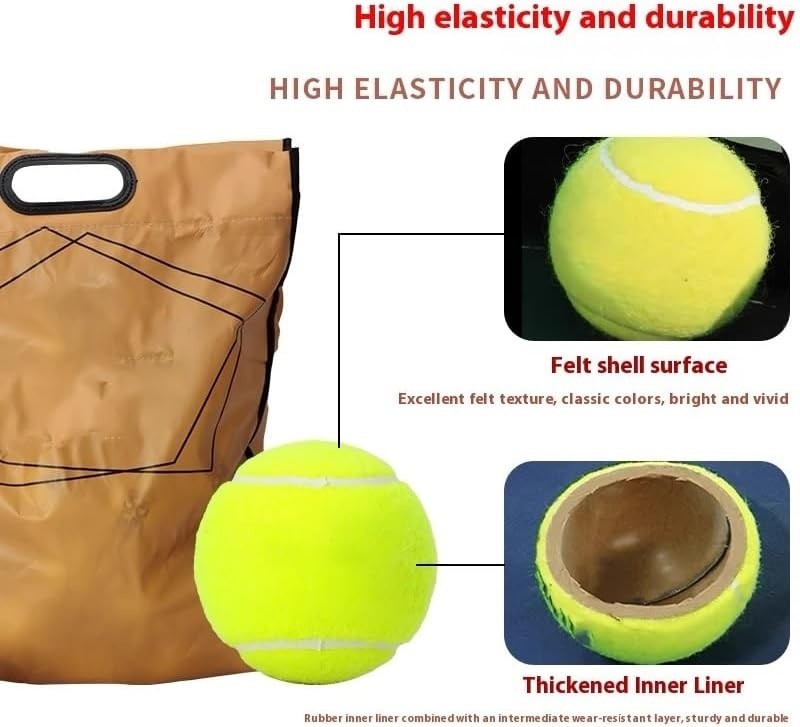 Padel Balls - Professional Tournament Quality Balls, 2 Tubes (6 Balls), 47% Wool