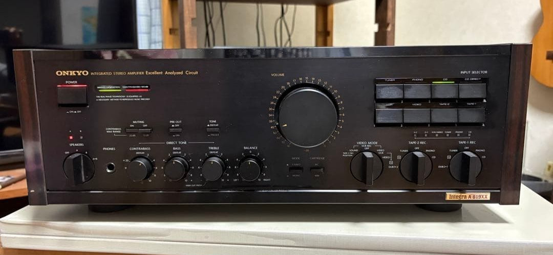 ONKYO Integra A-819XX Stereo Integrated Amplifier Black Vintage 1986 Japan