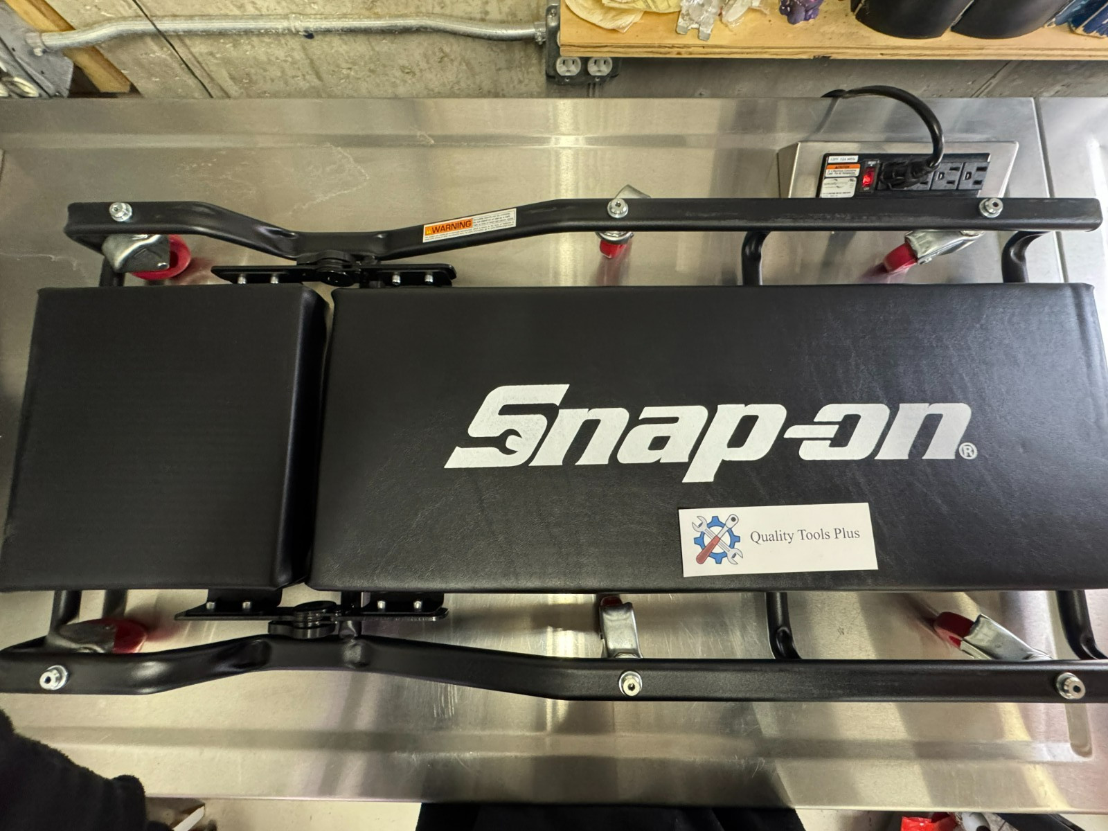 Snap-On NEW JCW67BL Flat-Oval Adjustable Creeper Black