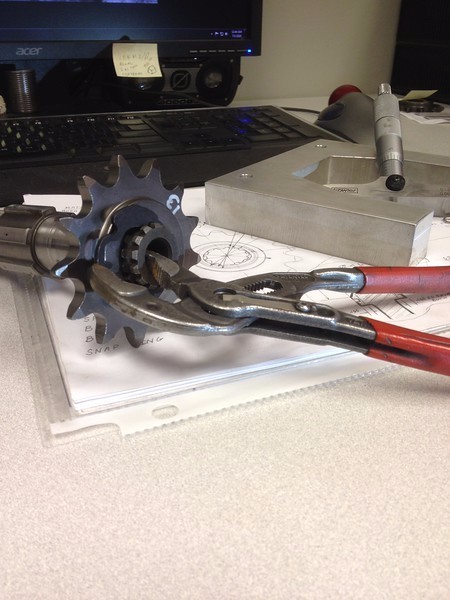 HONDA XR650L FRITZCO FNT. SPROCKET QUICK CHANGE RETAINER