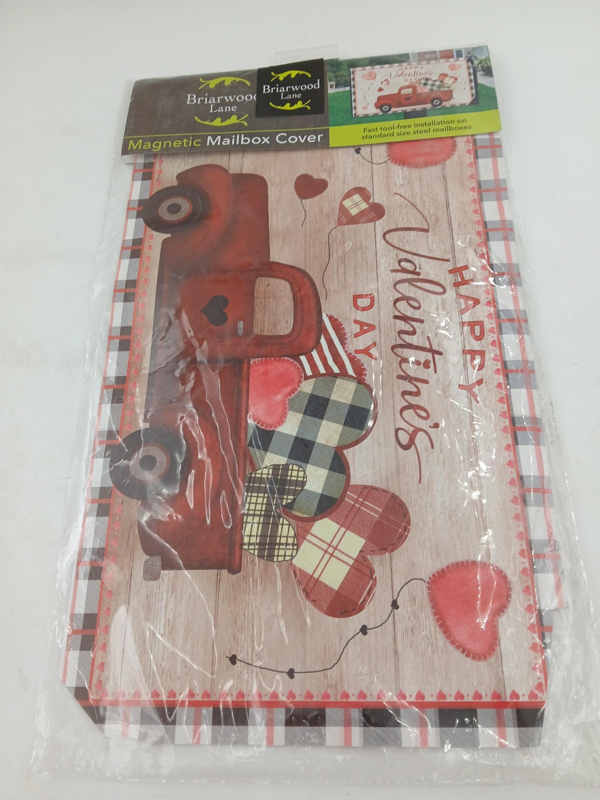 Briarwood Lane Valentines Mailbox Cover Set Red Hearts XOXO Bags Decor