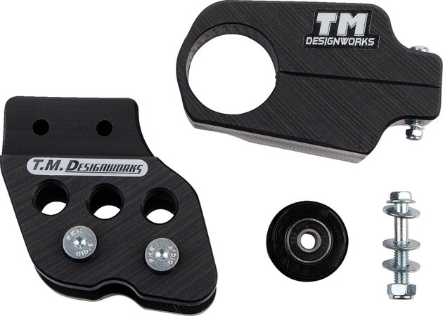 TM Designworks Chain Guide/Slider Kit Black for Yamaha YFZ350 Banshee 1987-2006