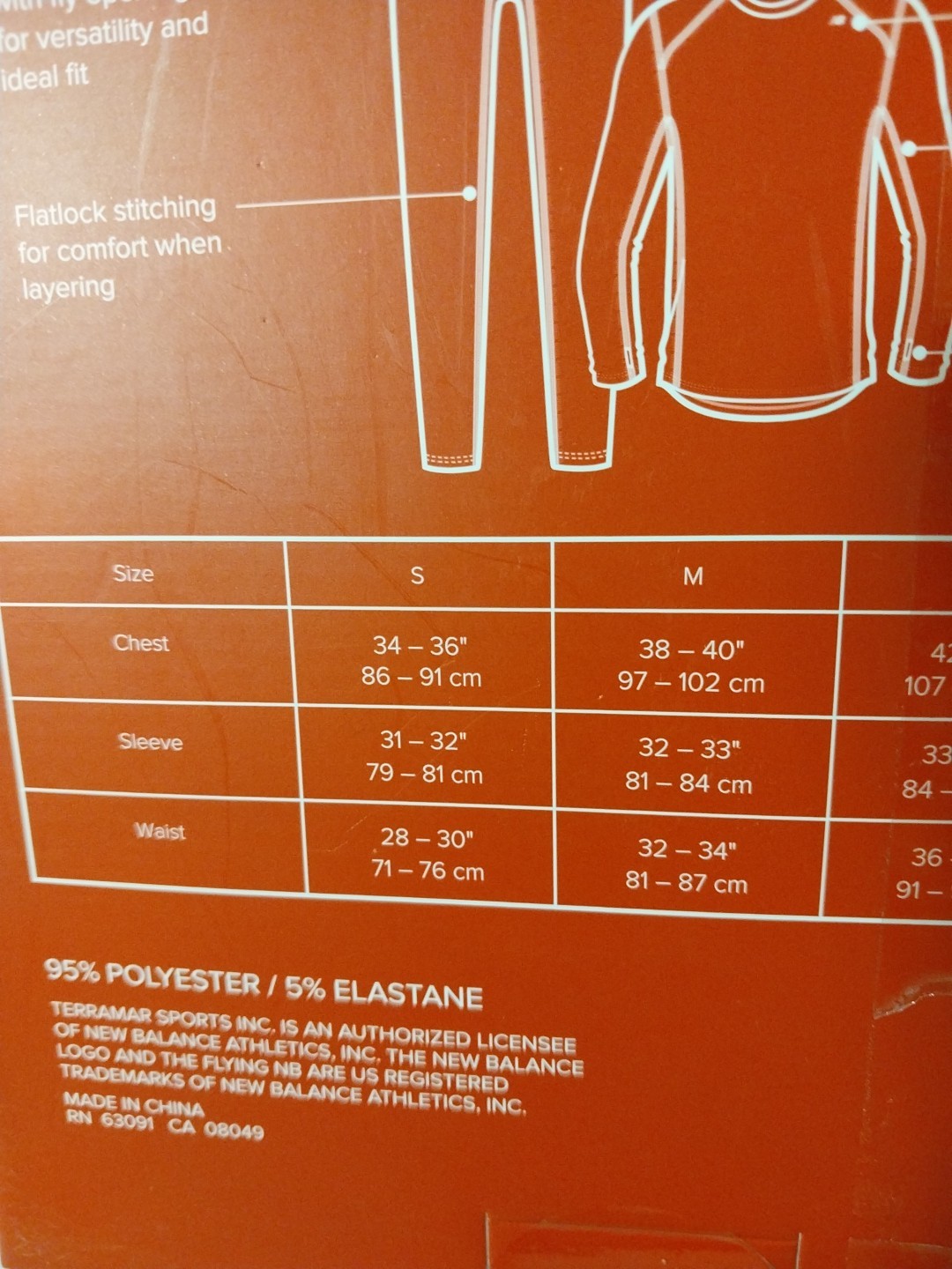 2-Piece Set New Balance Midweight Base Layer Crew / Pant Men Medium Black SEALED