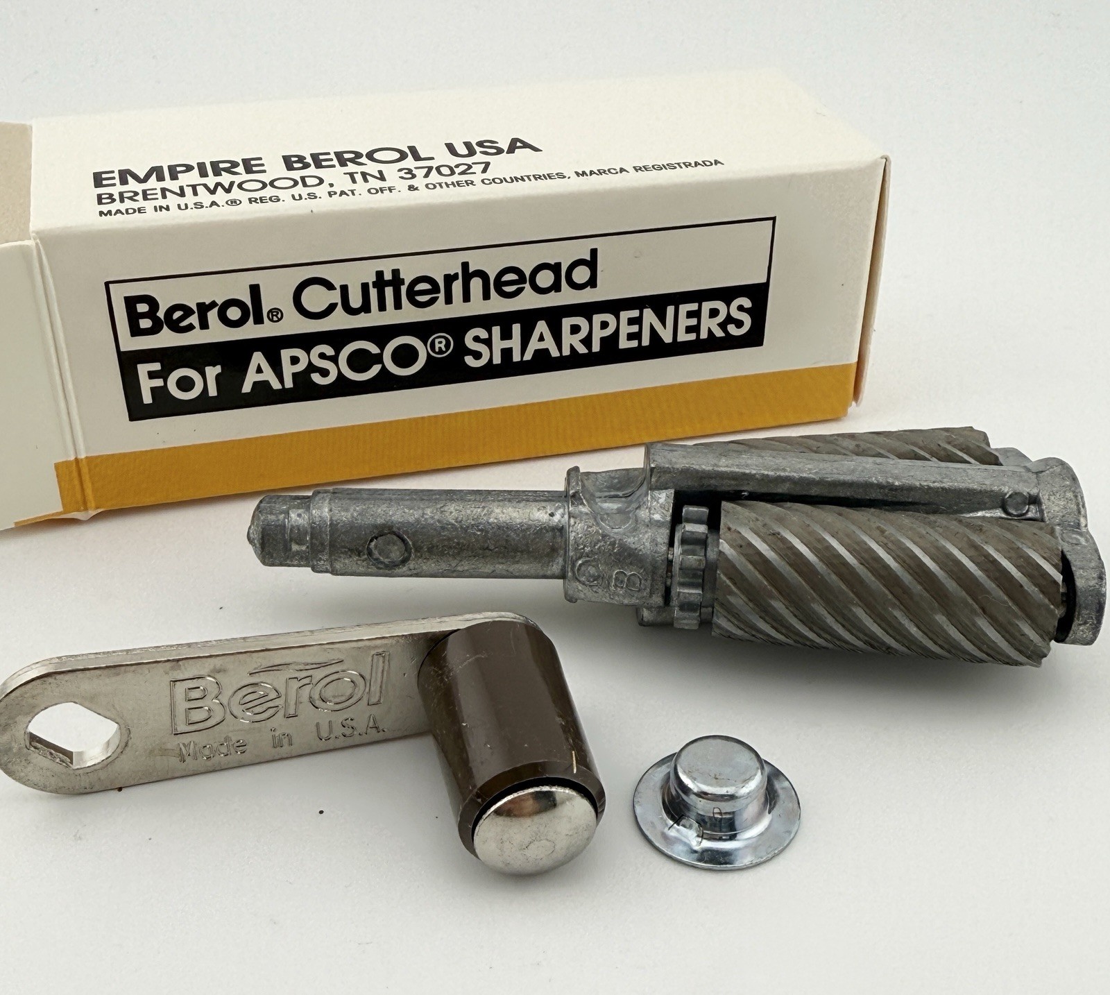 Berol Cutterhead APSCO Hand Crank Pencil Sharpeners Type 3A Giant Atlas V8 V10 N