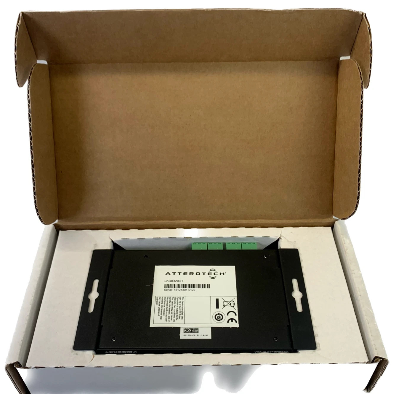 QSC Attero Tech unDIO2X2+ 2 x 2 Dante Audio Interface 2x2-Channel Network I/O