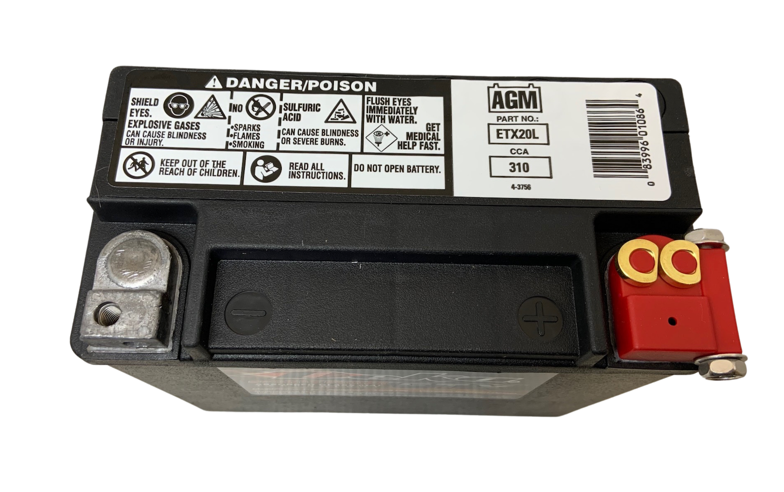 Deka Power Sports ETX20L Battery, Harley Davidson 65989-97A, and 65989-97C