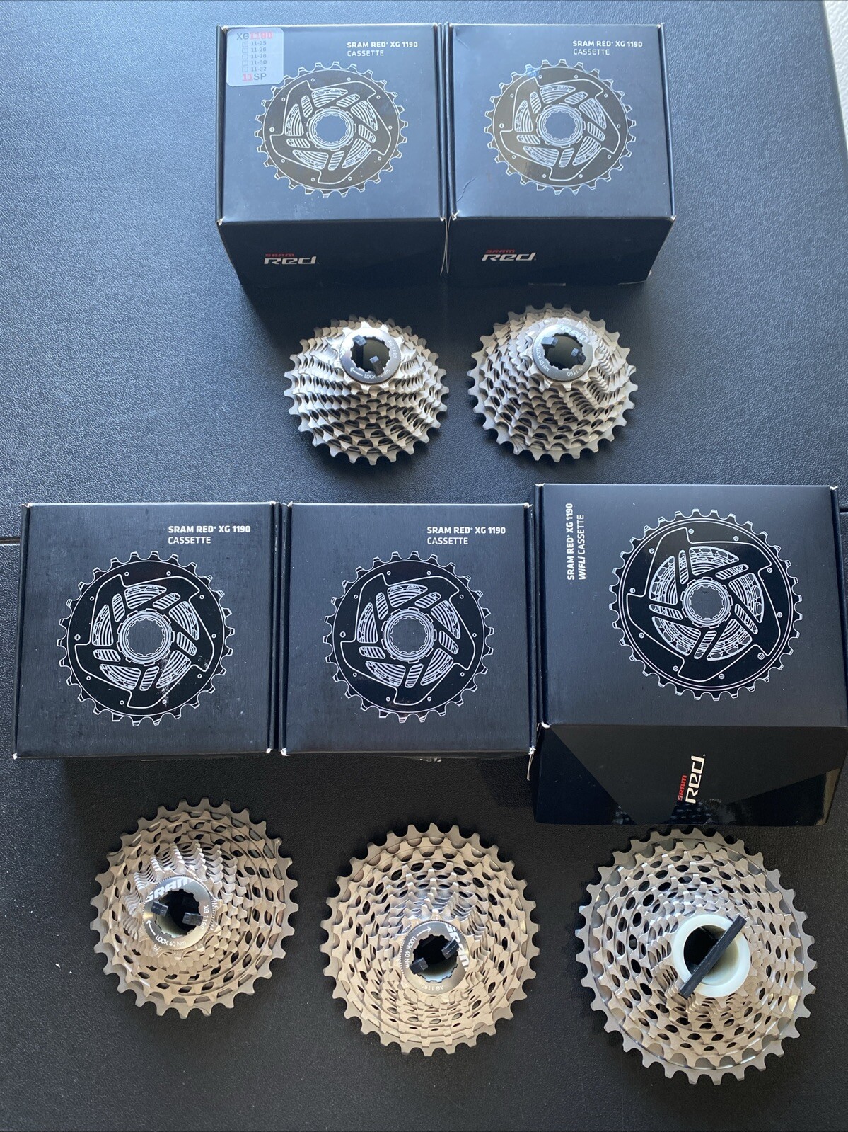 Sram Red 22 xg1190 11 speed cassette Stealth Rings 11-25 11-26 11-28 11-30 11-32