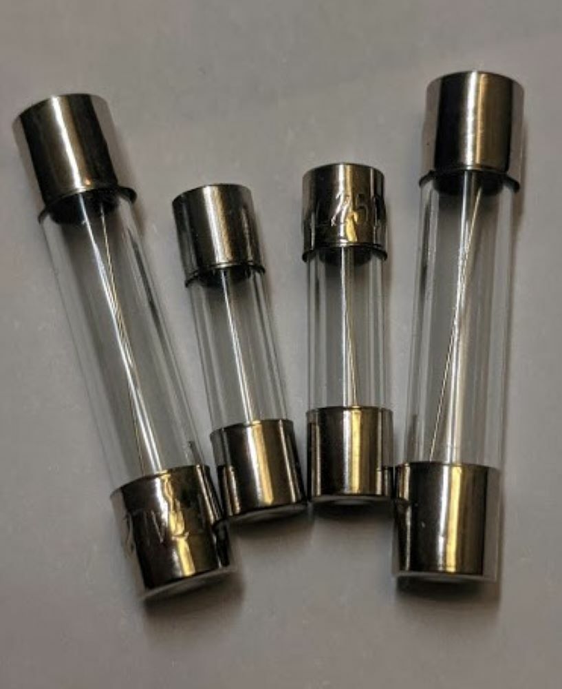 2 pcs - Fast Acting Glass FUSE  250V FAST BLOW 5x20 6x30mm - Mr Circuit